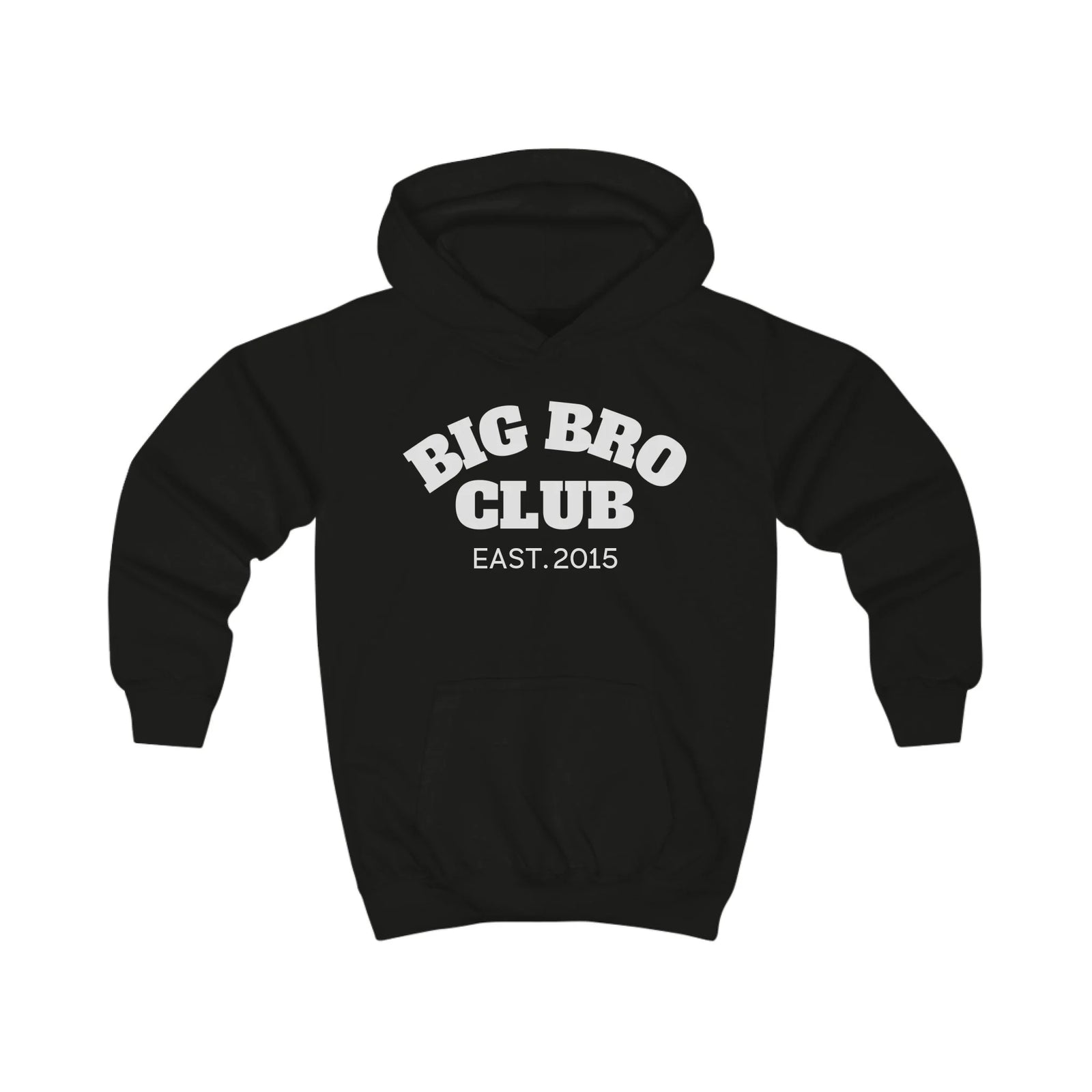 mamagibt Hoodie Kinder big bro club Hoodie Kinder big bro club Jet Black