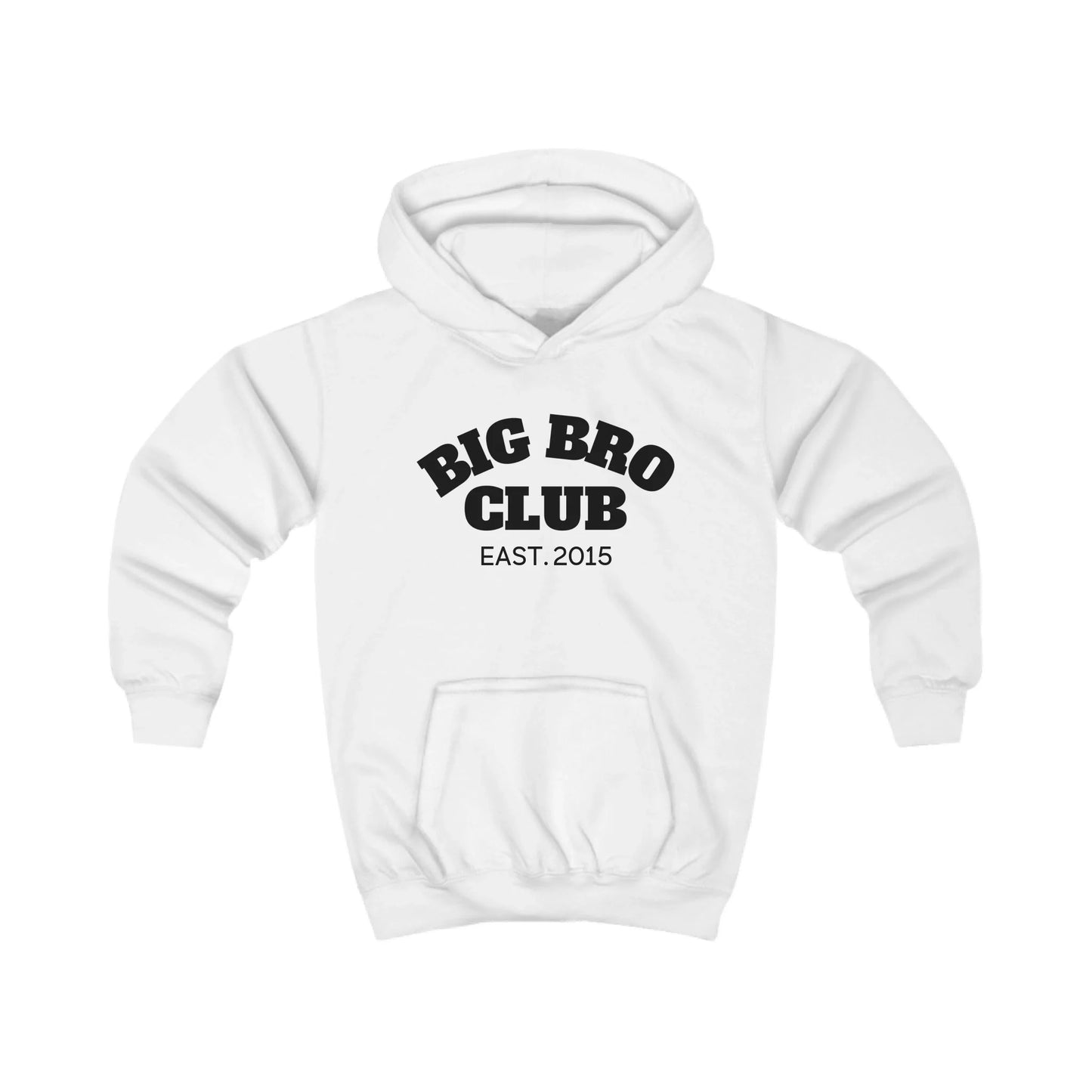 mamagibt Hoodie Kinder big bro club Hoodie Kinder big bro club Arctic White