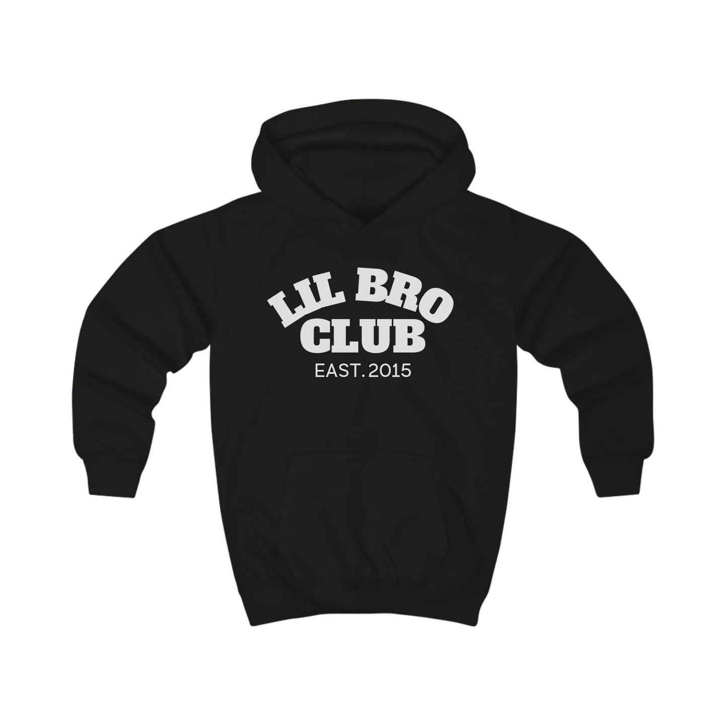 mamagibt Hoodie Kinder lil bro club Hoodie Kinder lil bro club Jet Black