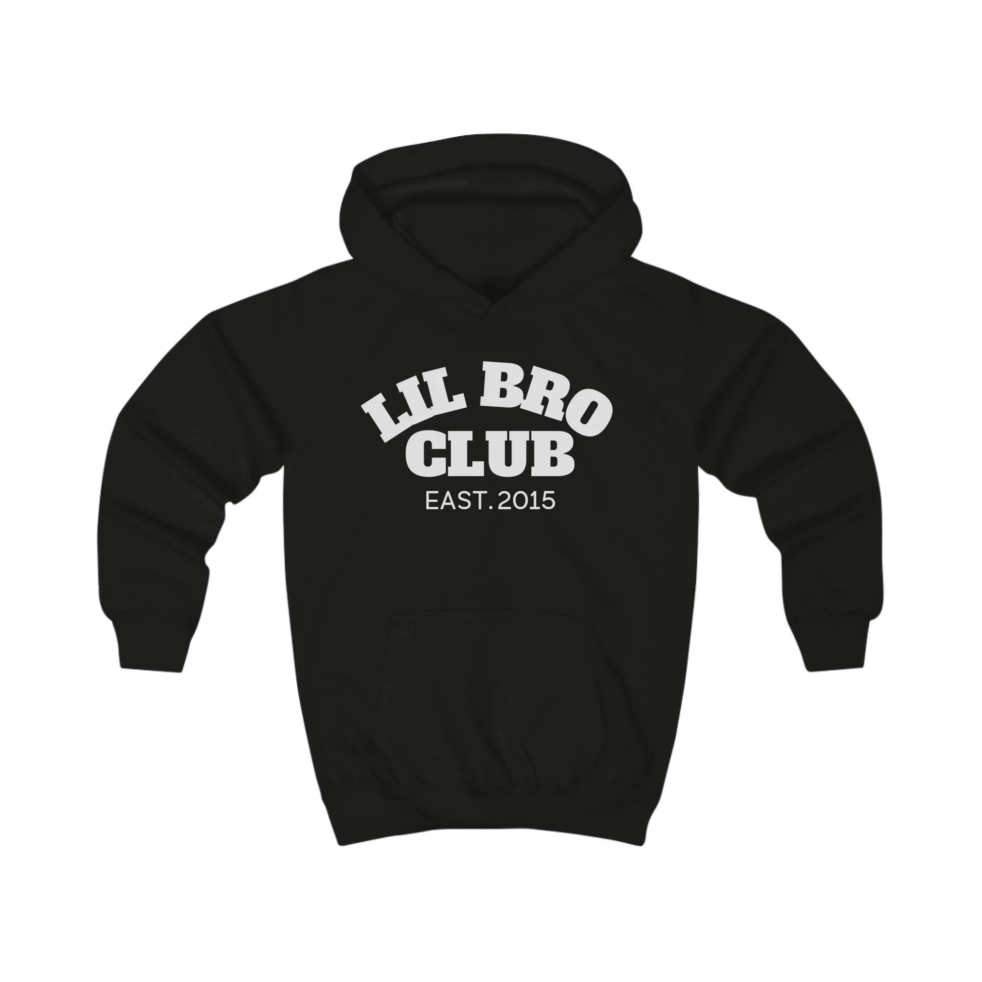 mamagibt Hoodie Kinder lil bro club Hoodie Kinder lil bro club Jet Black