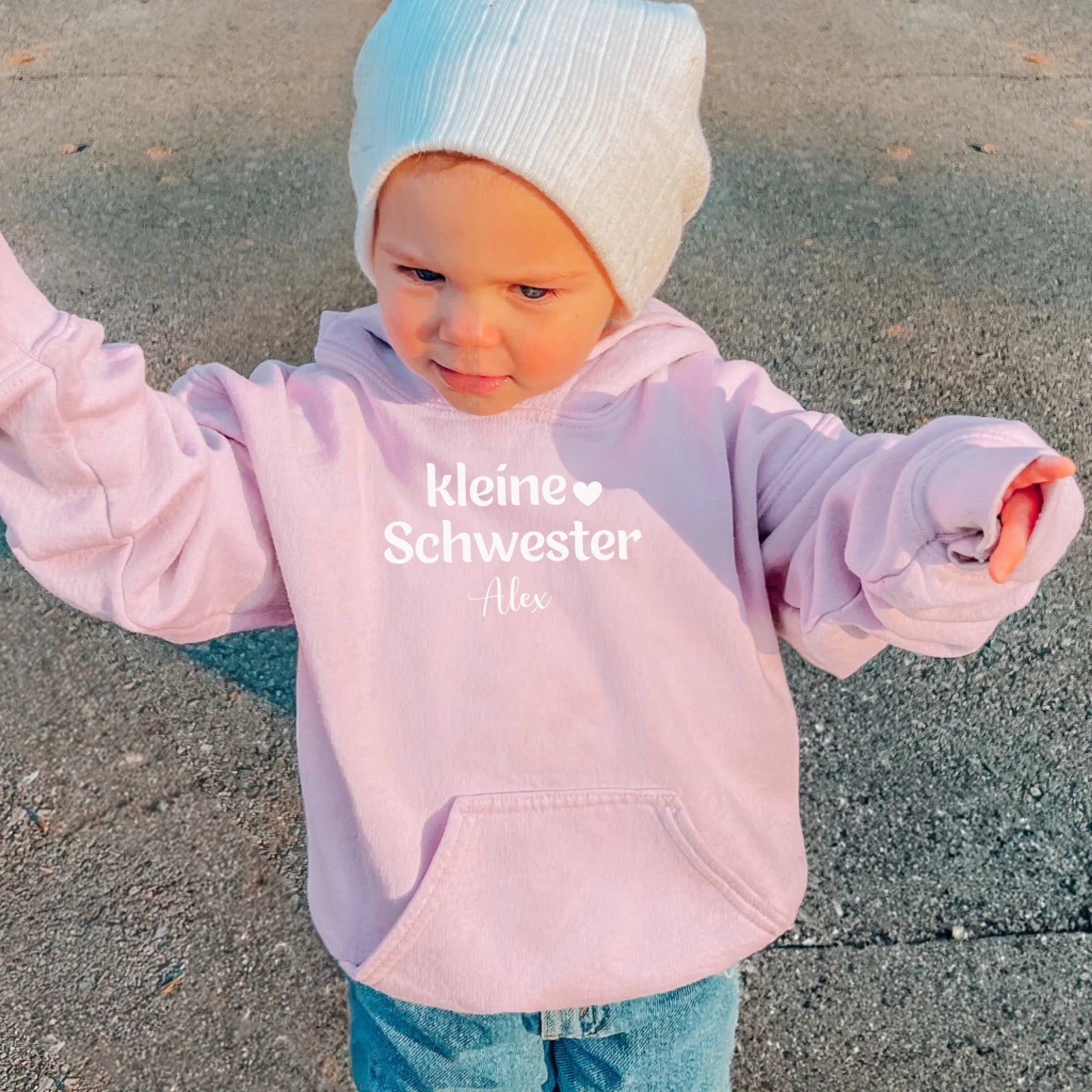 mamagibt Hoodie Kinder kleine Schwester