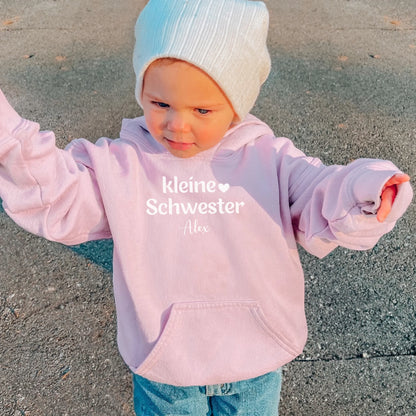mamagibt Hoodie Kinder kleine Schwester