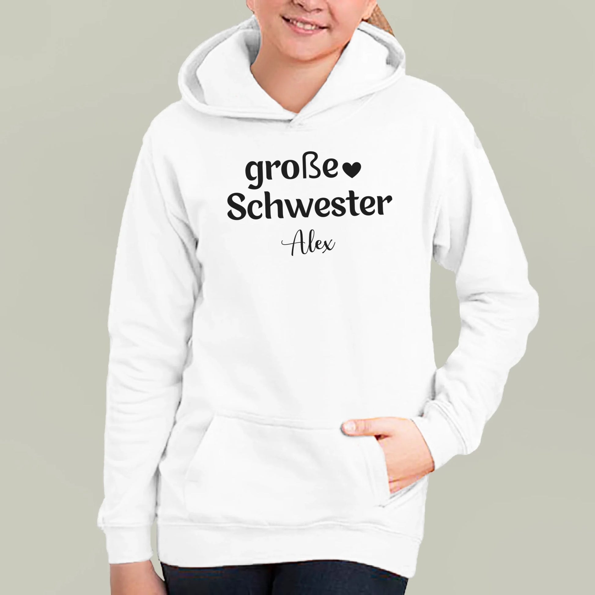 mamagibt Hoodie Kinder große Schwester