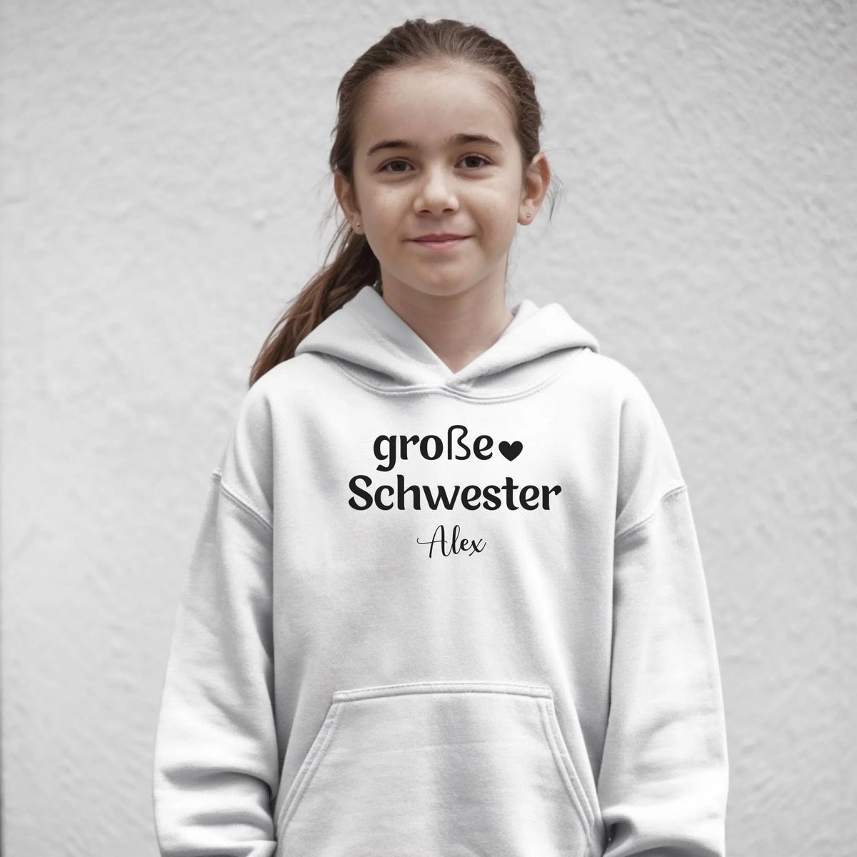 mamagibt Hoodie Kinder große Schwester