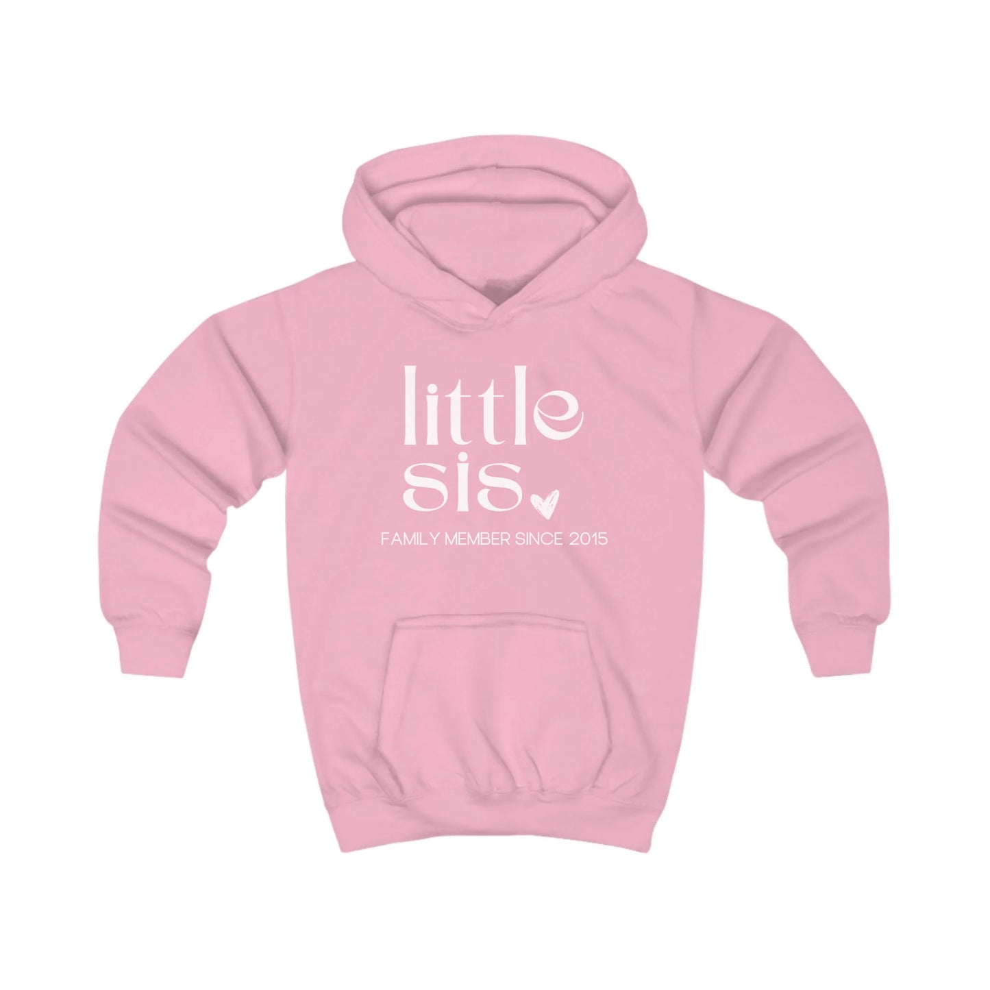 mamagibt Hoodie Kinder lil sis Hoodie Kinder lil sis Baby Pink
