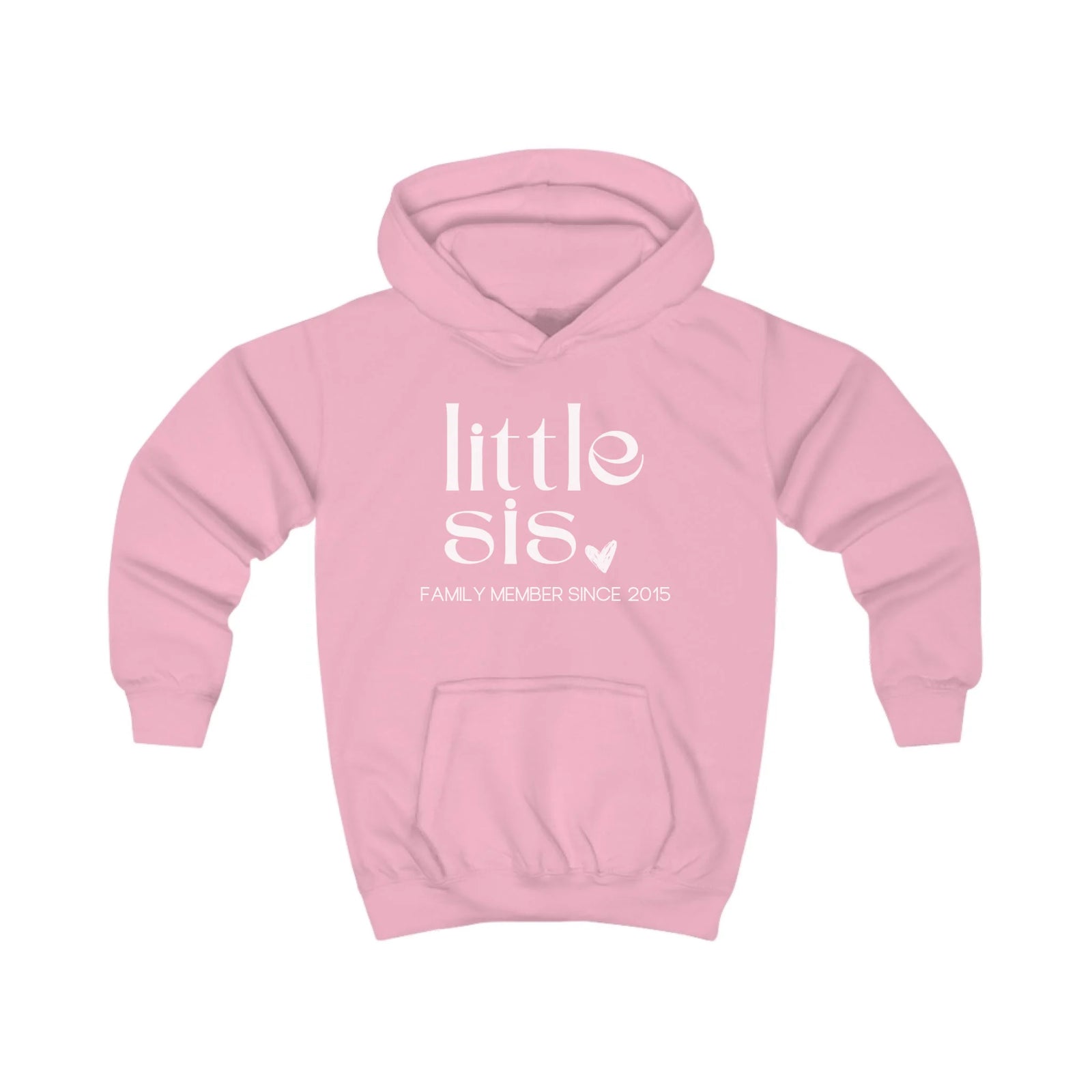 mamagibt Hoodie Kinder lil sis Hoodie Kinder lil sis Baby Pink
