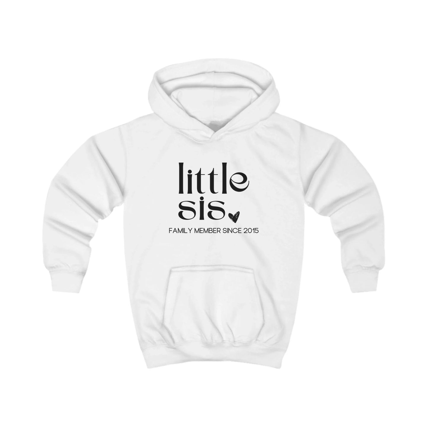 mamagibt Hoodie Kinder lil sis Hoodie Kinder lil sis Arctic White