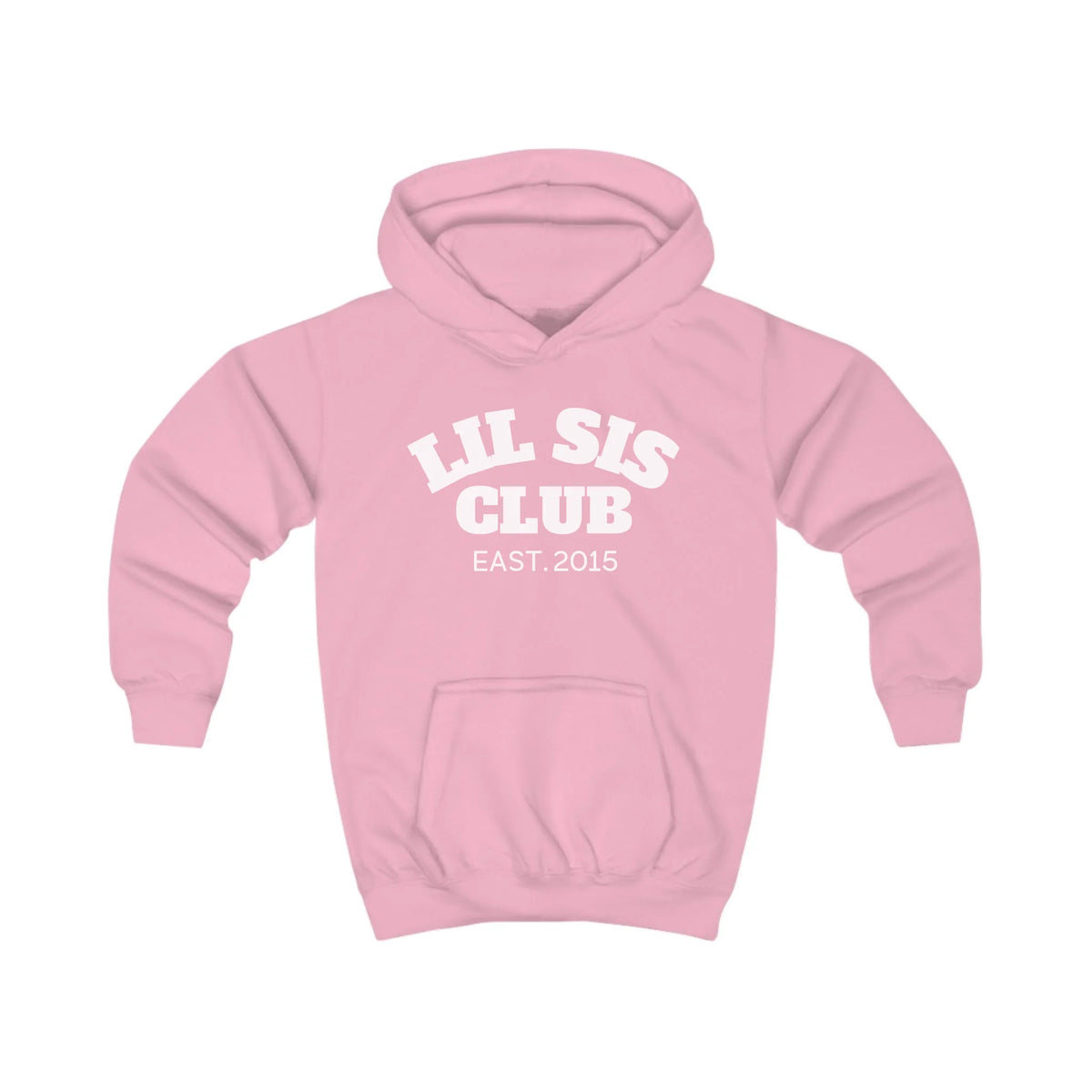 mamagibt Hoodie Kinder lil sis club Hoodie Kinder lil sis club Baby Pink