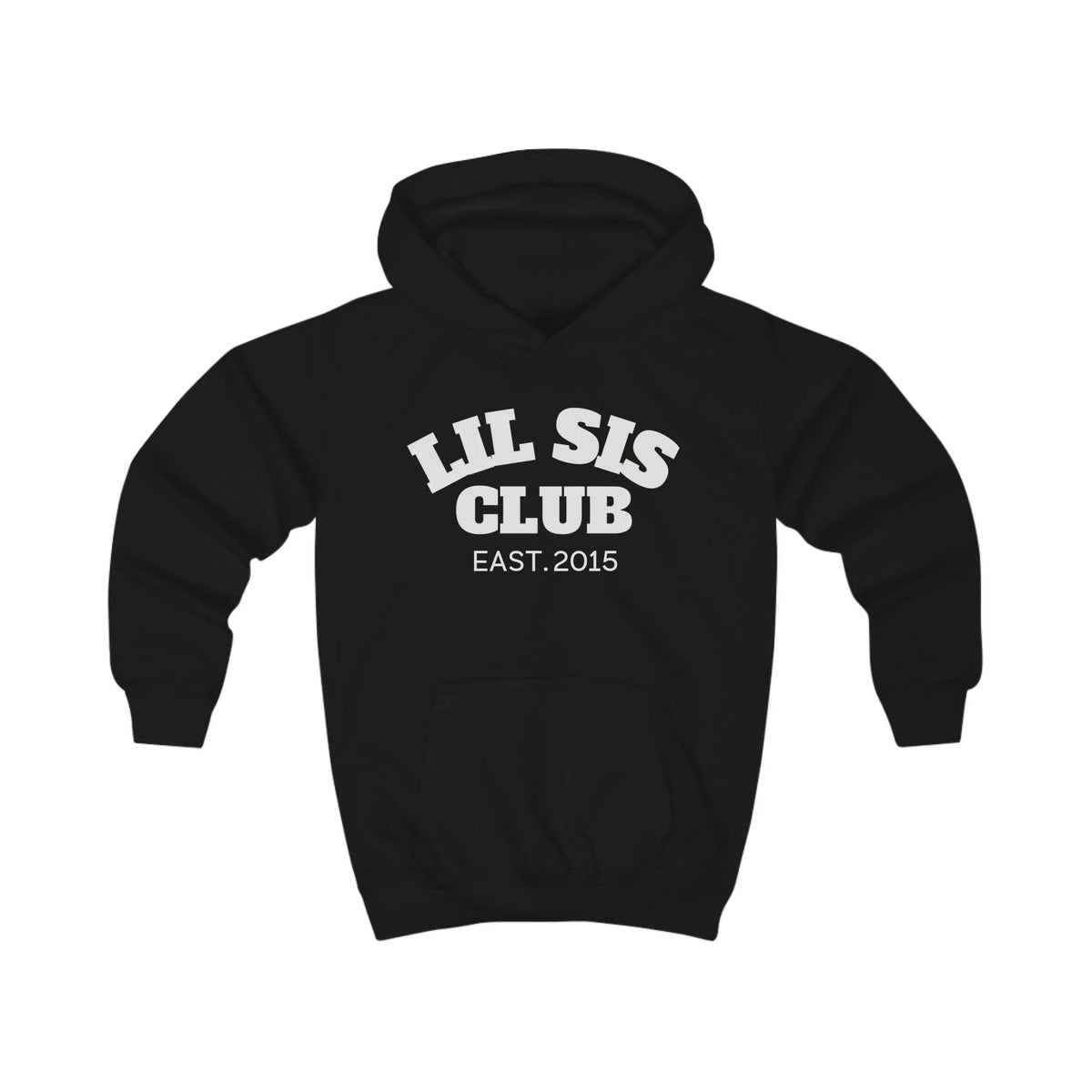 mamagibt Hoodie Kinder lil sis club Hoodie Kinder lil sis club Jet Black