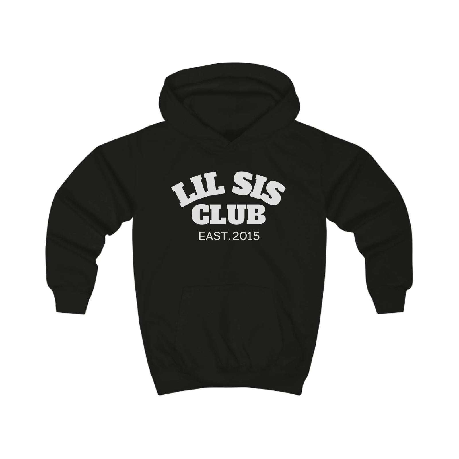 mamagibt Hoodie Kinder lil sis club Hoodie Kinder lil sis club Jet Black