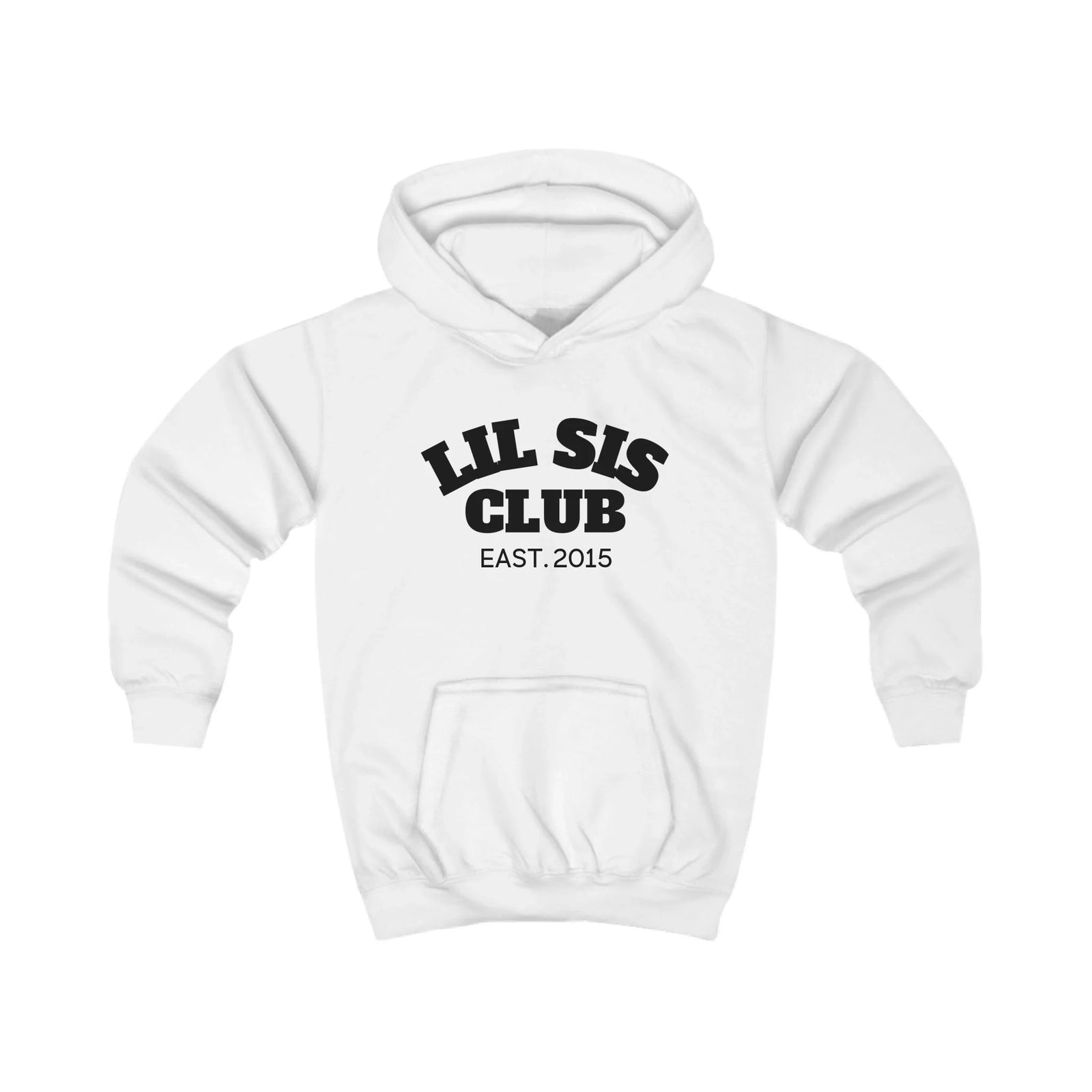mamagibt Hoodie Kinder lil sis club Hoodie Kinder lil sis club Arctic White