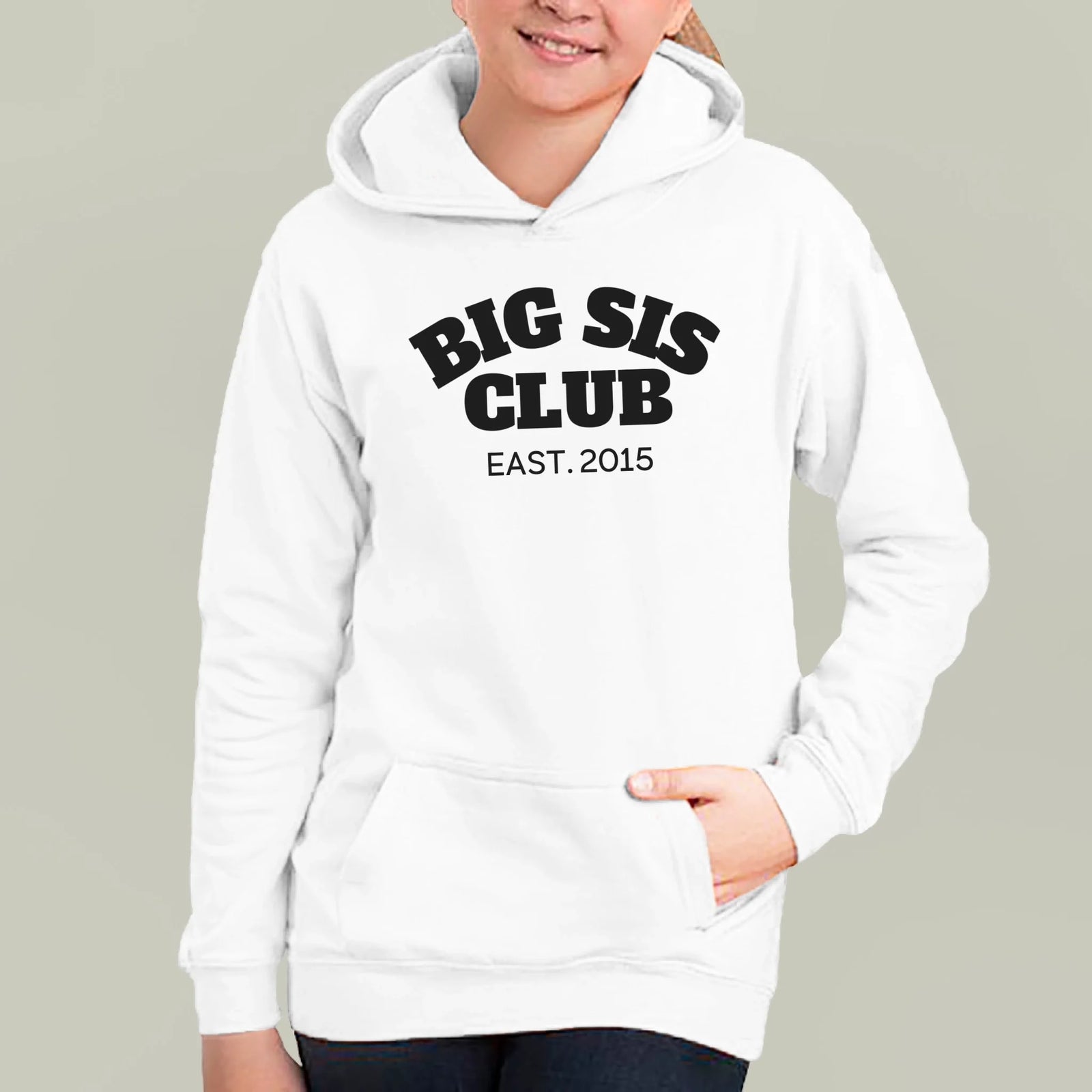 mamagibt Hoodie Kinder big sis club