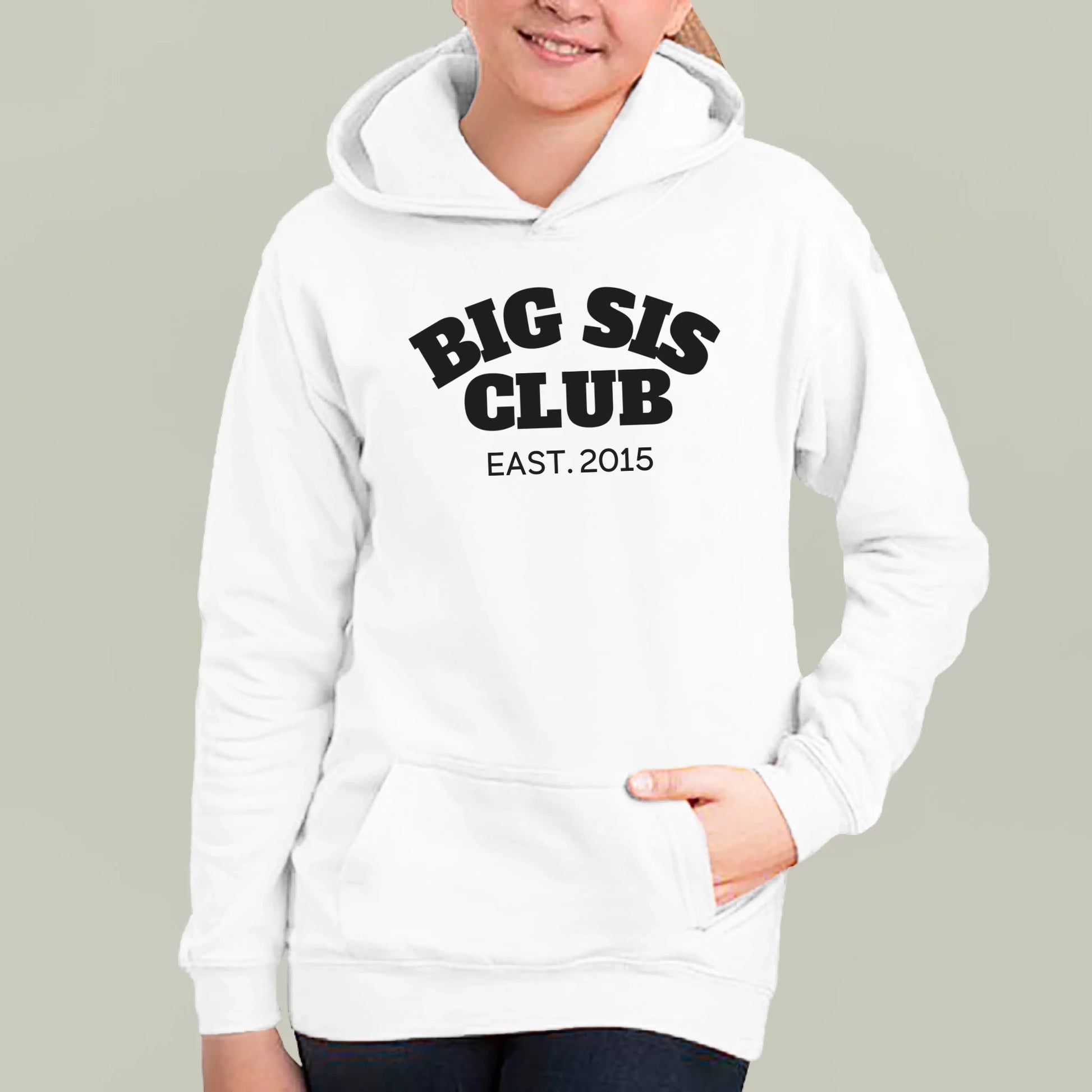 mamagibt Hoodie Kinder big sis club