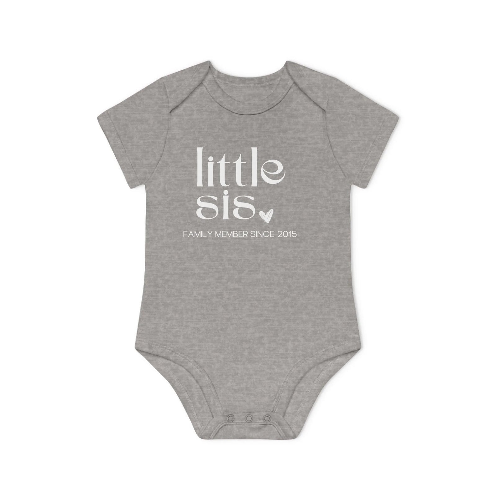 mamagibt Kurzarm Body lil sis herz black