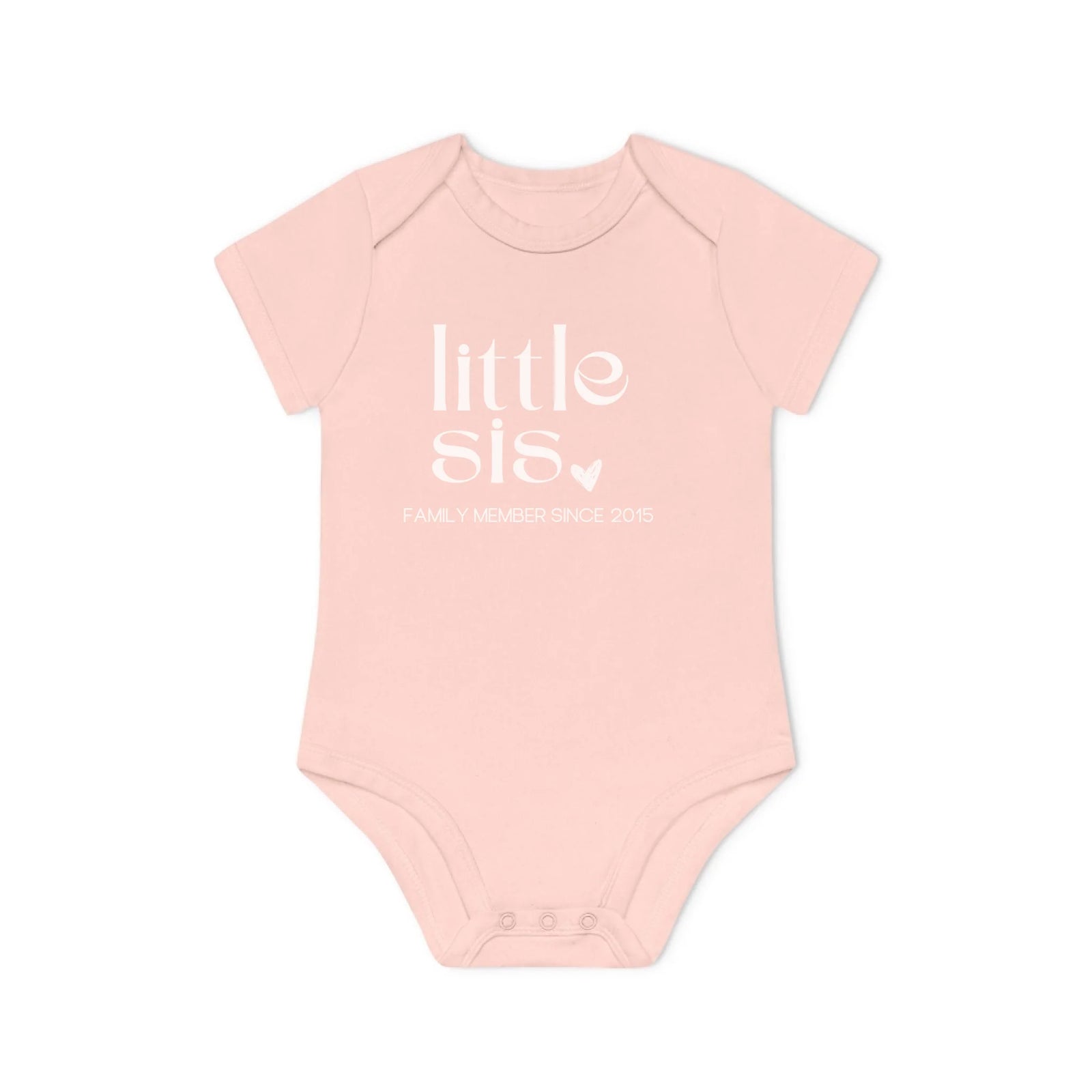 mamagibt Kurzarm Body lil sis herz black