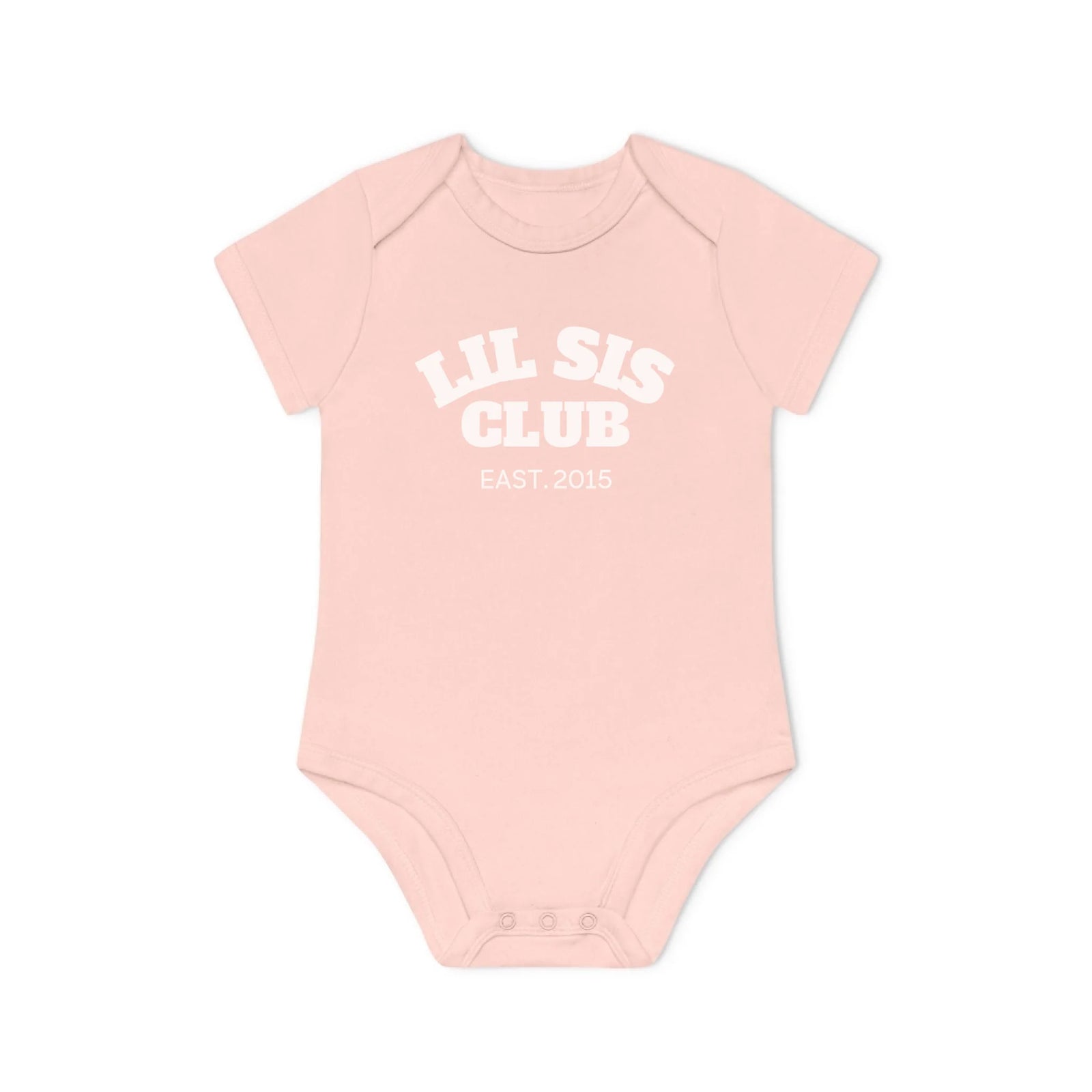 mamagibt Kurzarm Body lil sis club Kurzarm Body lil sis club Powder Pink