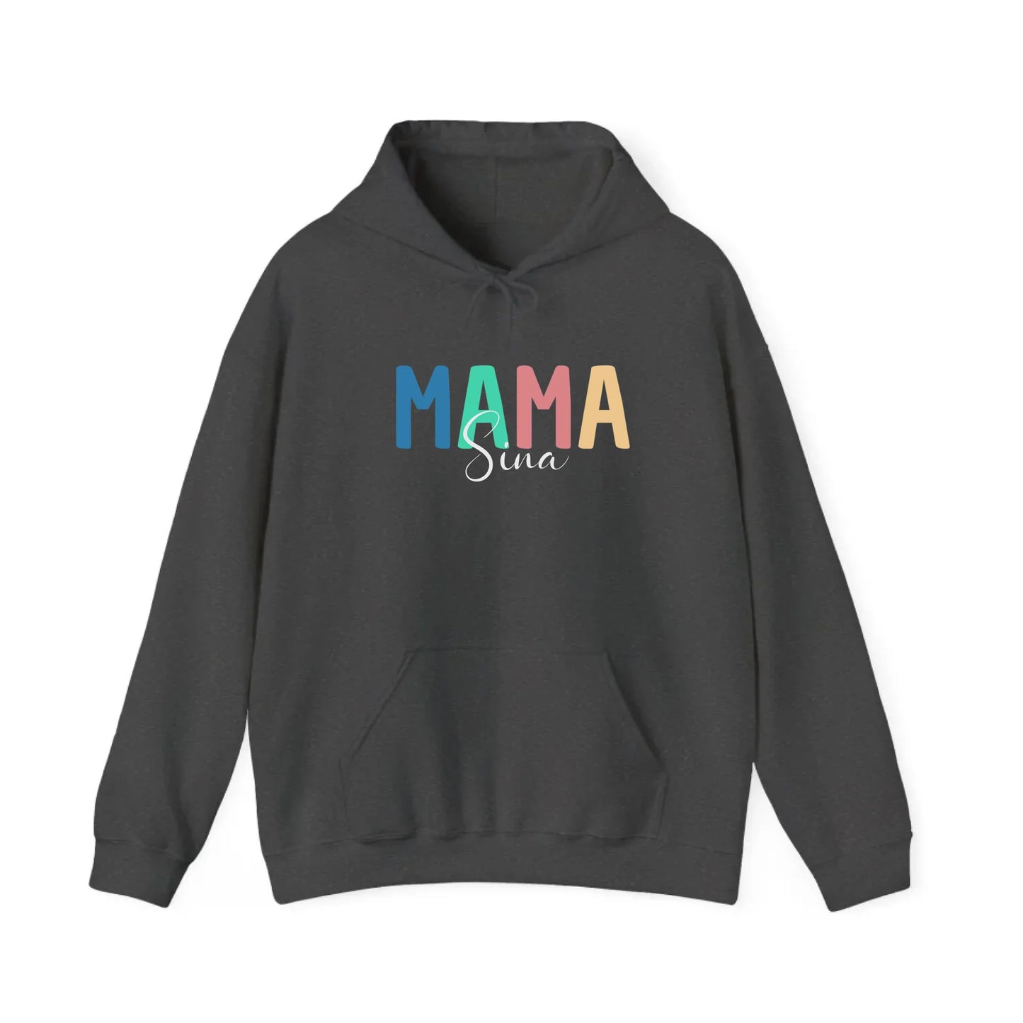 Printify Personalisierter Hoodie Mama "Bunt" mit Namen