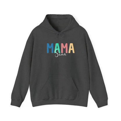 Printify Personalisierter Hoodie Mama "Bunt" mit Namen