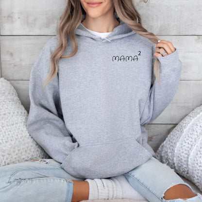 Printify Hoodie Mama personalisiert Hoodie Mama Design 8 Sport Grey