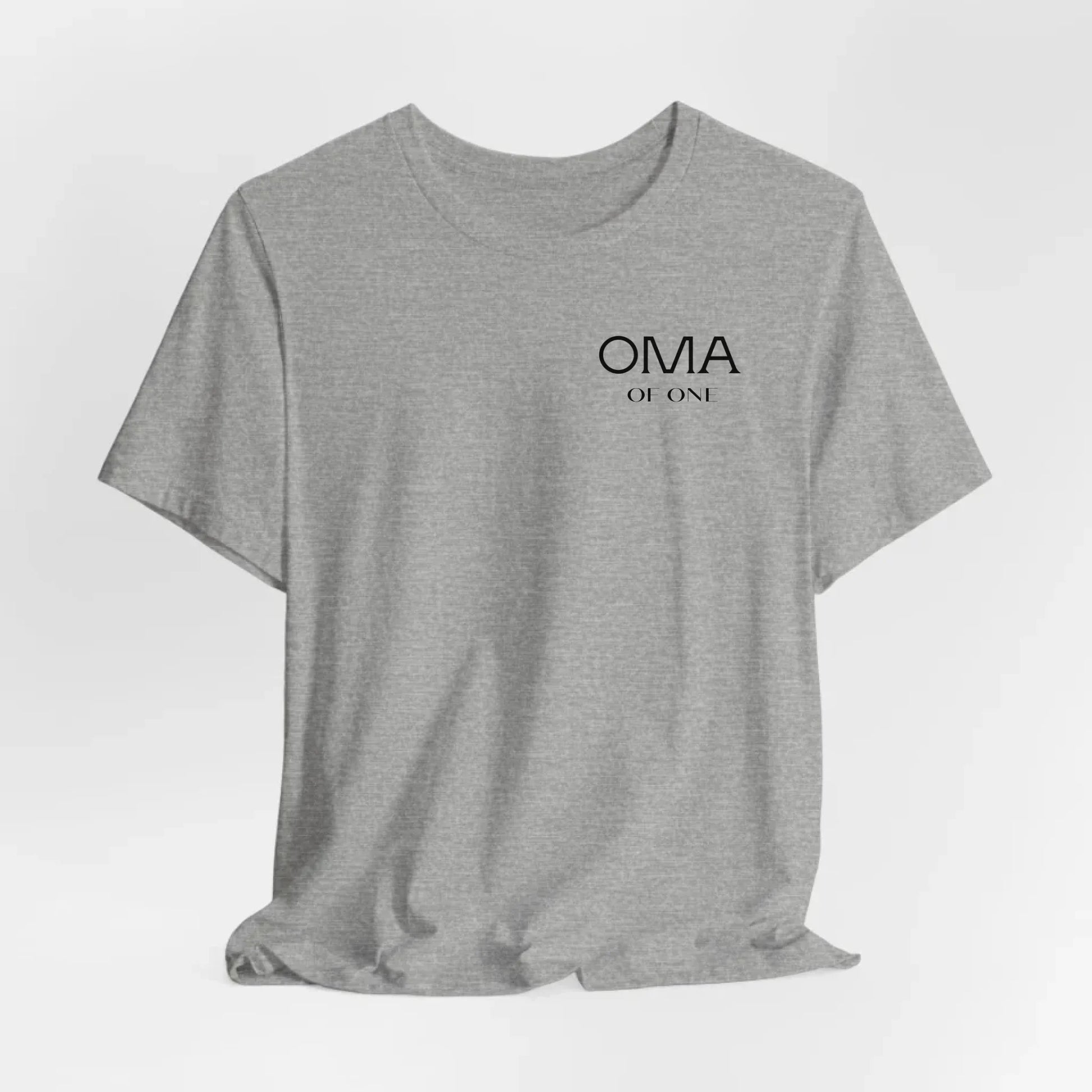 Printify Personalisiertes T-Shirt "Oma of X" T-Shirt Oma Design 4 Athletic Heather