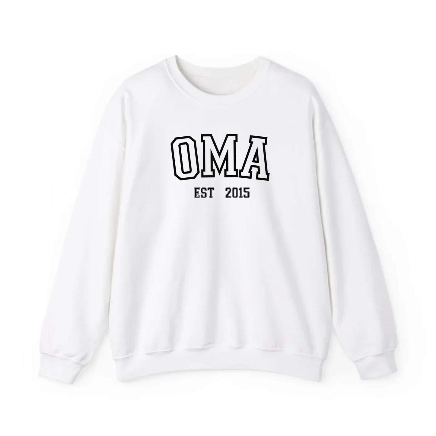 Printify Sportliches Oma Sweatshirt personalisiert Sweatshirt Oma Design 6 White