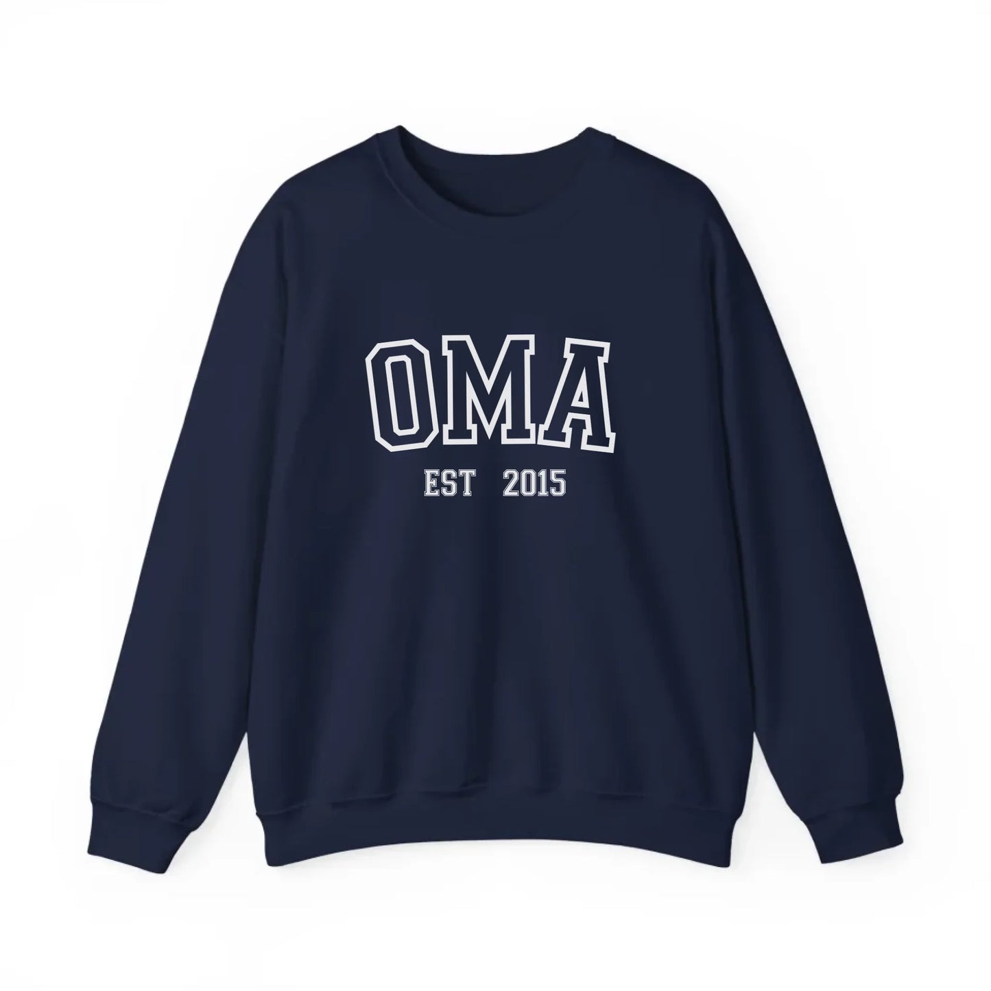 Printify Sportliches Oma Sweatshirt personalisiert Sweatshirt Oma Design 6 Navy