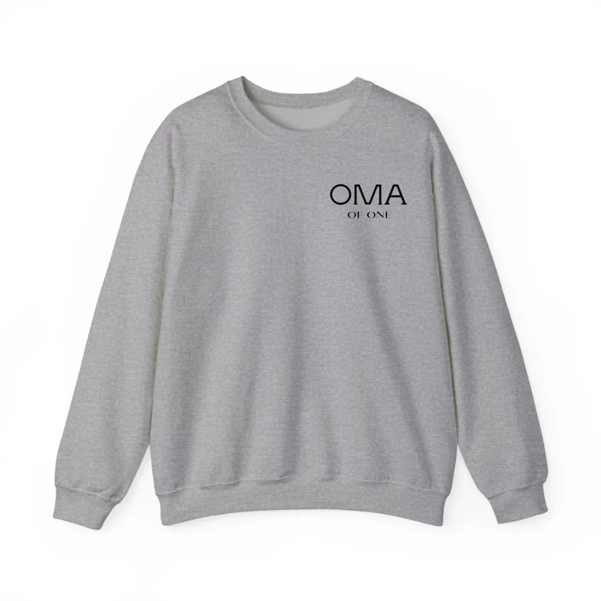 Printify Sweatshirt Oma personalisiert Sweatshirt Oma Design 4 Sport Grey