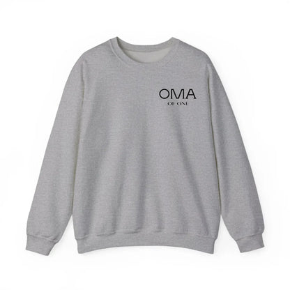 Printify Sweatshirt Oma personalisiert Sweatshirt Oma Design 4 Sport Grey