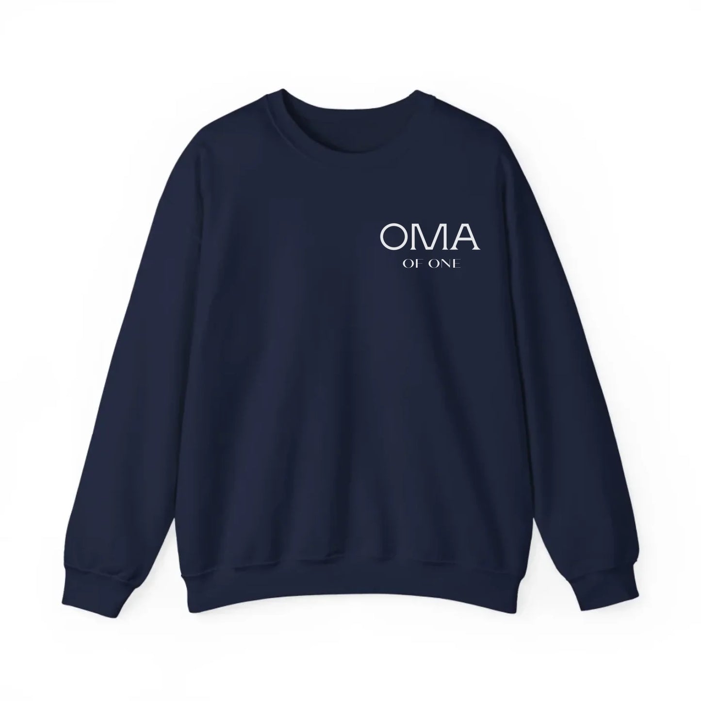 Printify Sweatshirt Oma personalisiert Sweatshirt Oma Design 4 Navy