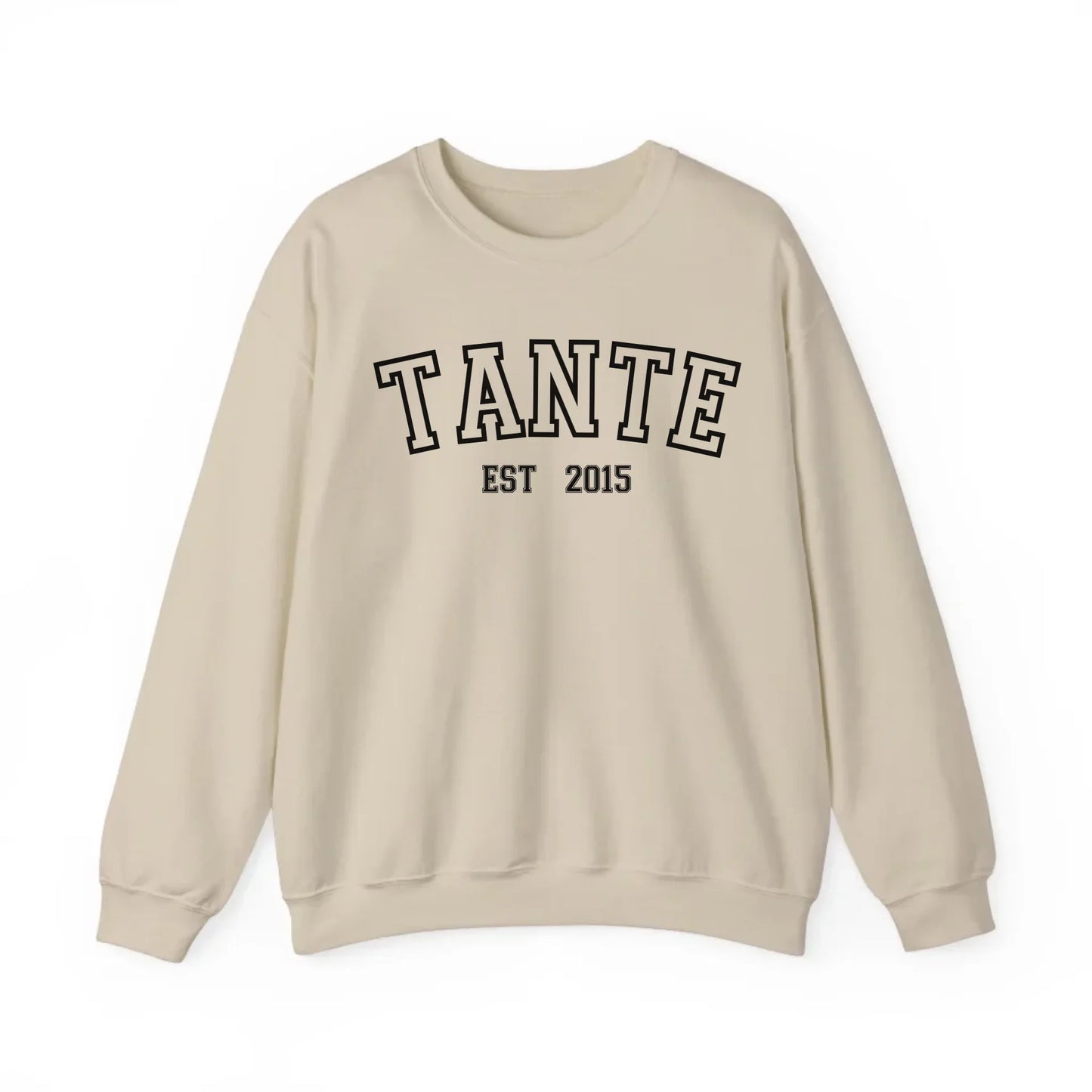 Printify Sportliches Tante Sweatshirt mit Datum personalisiert