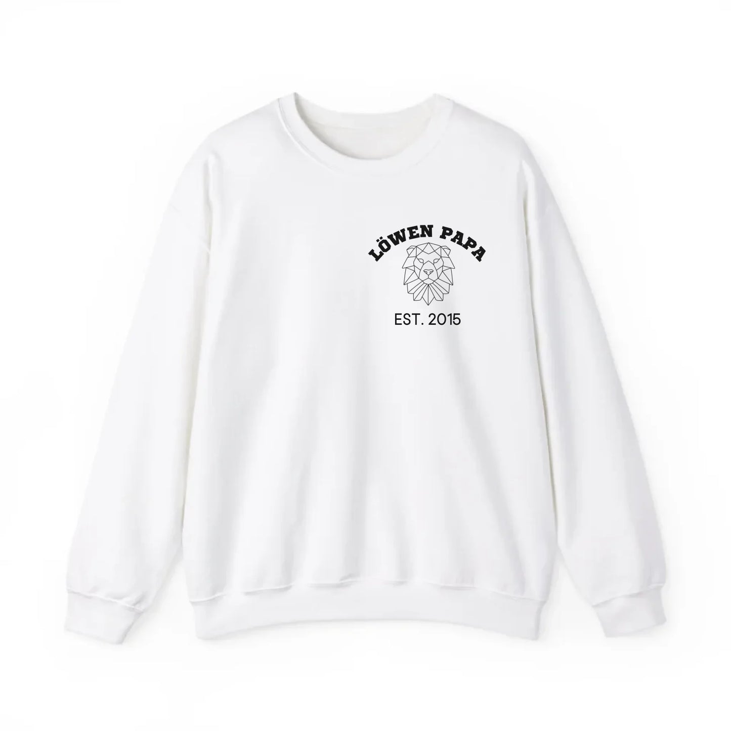 Printify Löwen Papa Sweatshirt personalisierbar