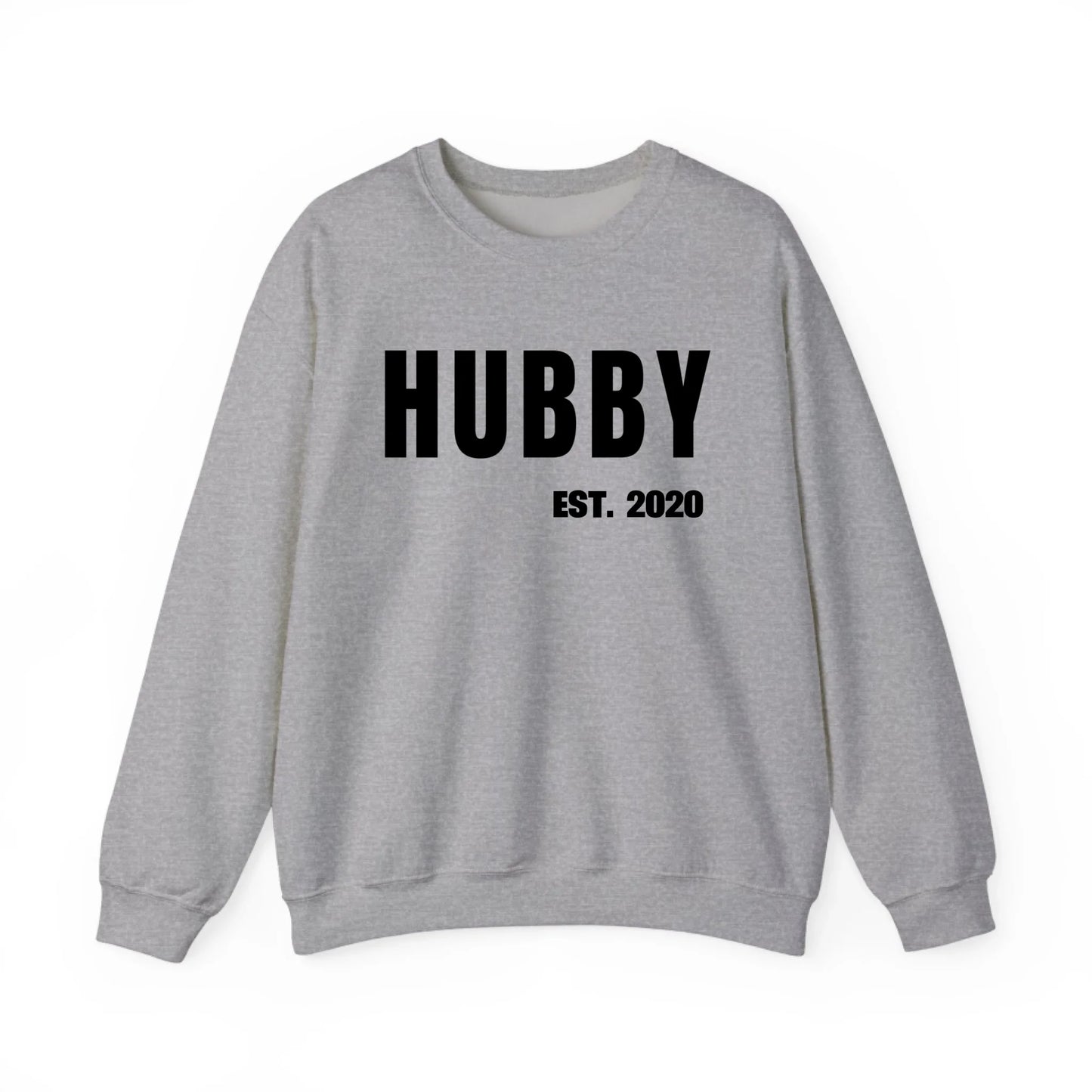 Printify Sweatshirt Couple Hubby mit Datum