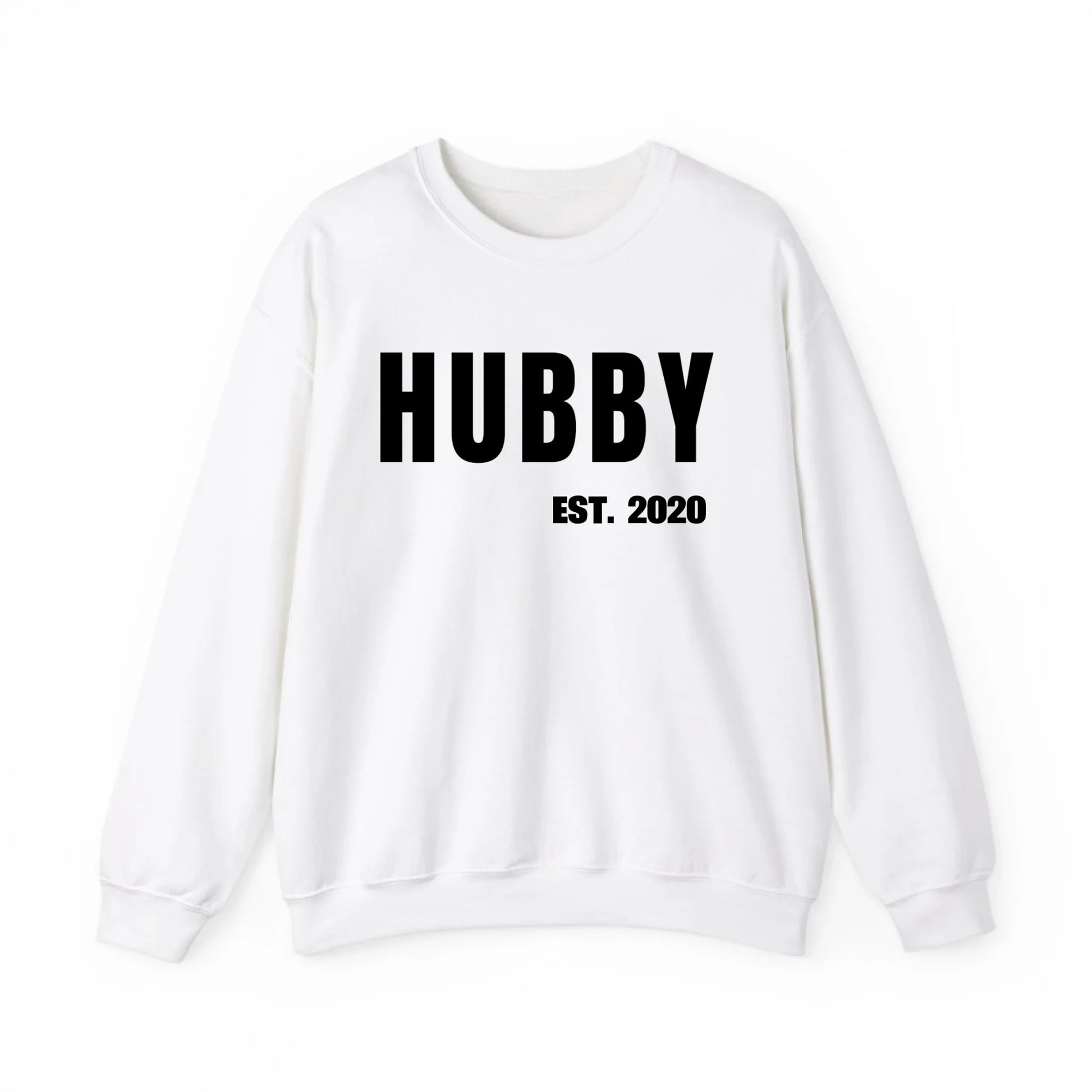 Printify Sweatshirt Couple Hubby mit Datum