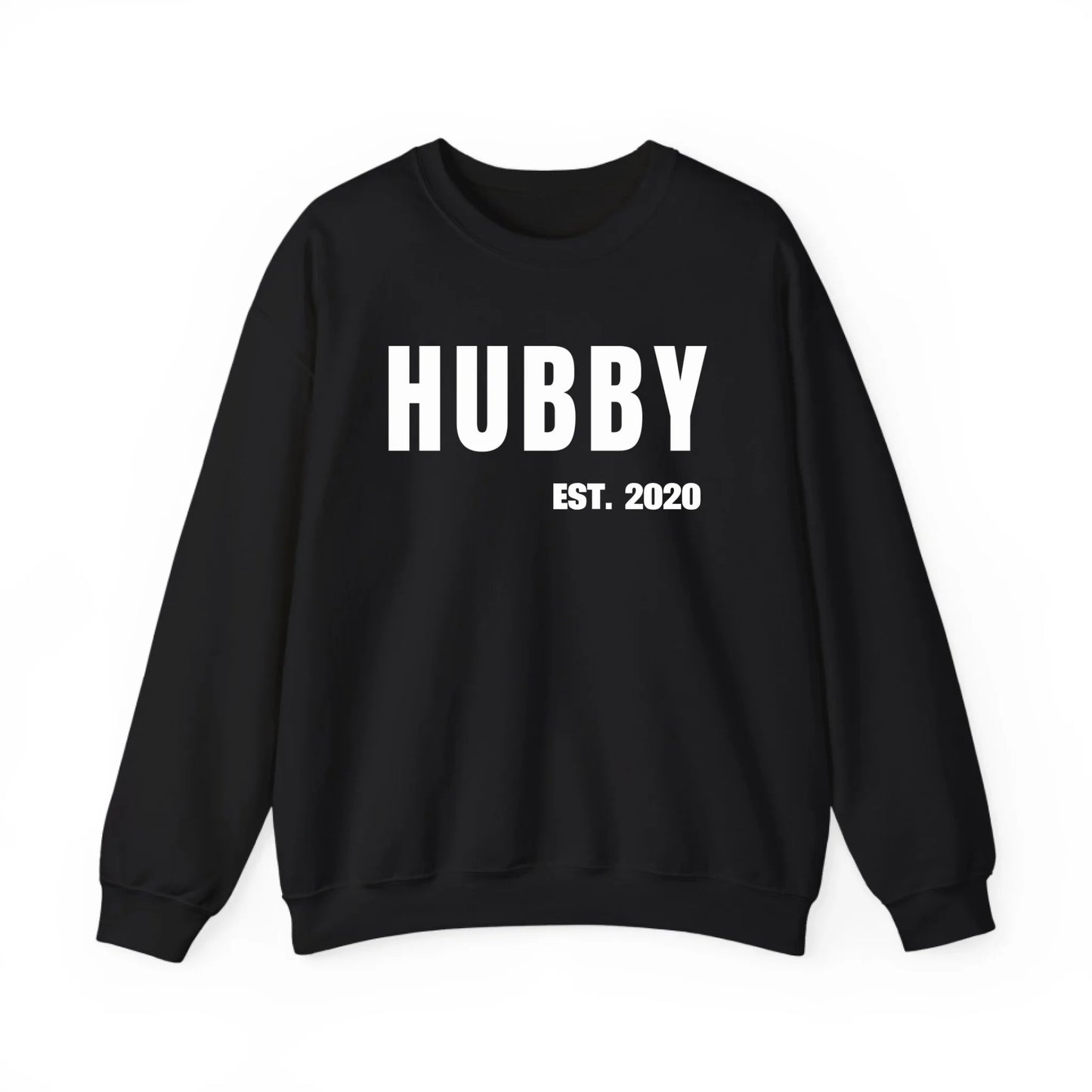 Printify Sweatshirt Couple Hubby mit Datum