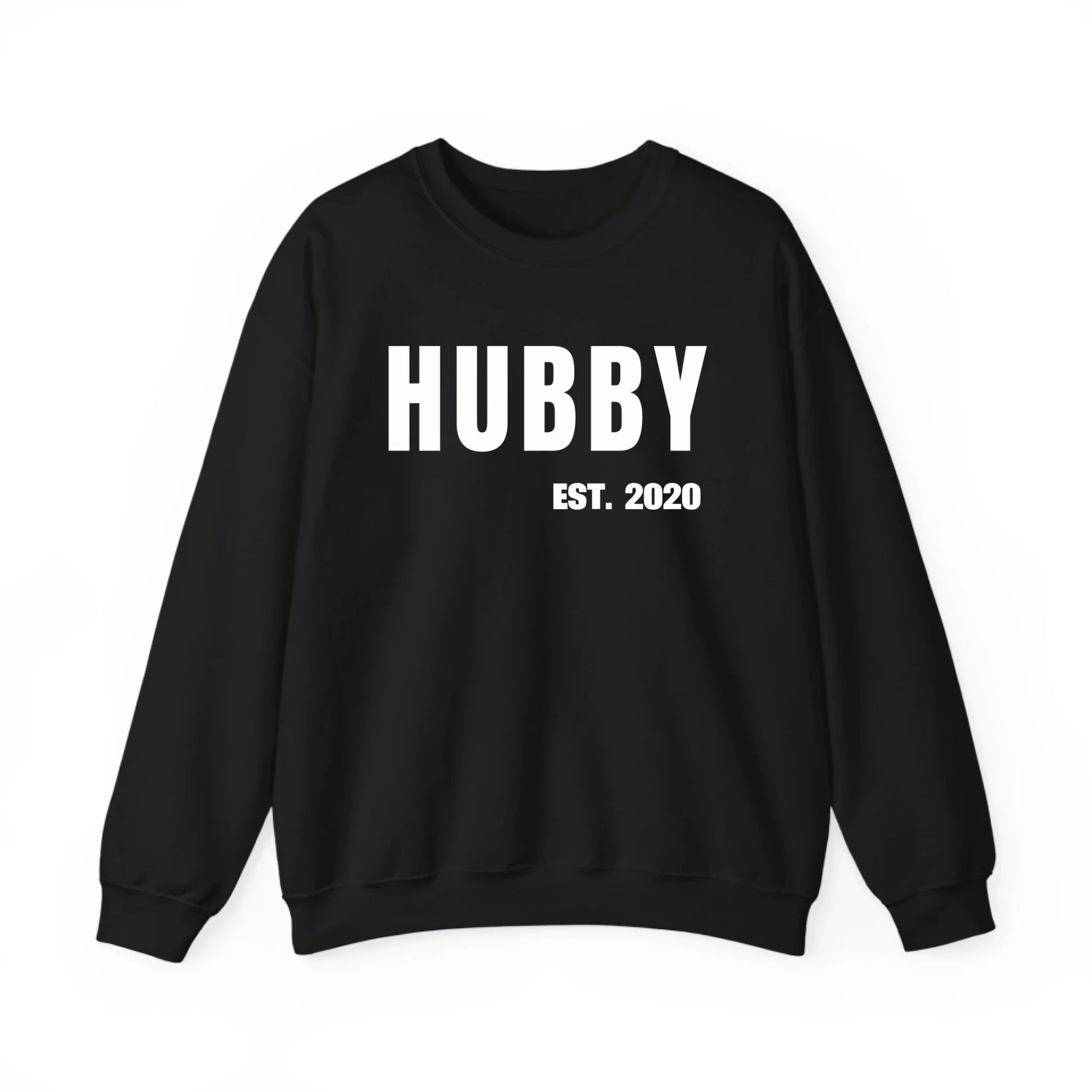 Printify Sweatshirt Couple Hubby mit Datum
