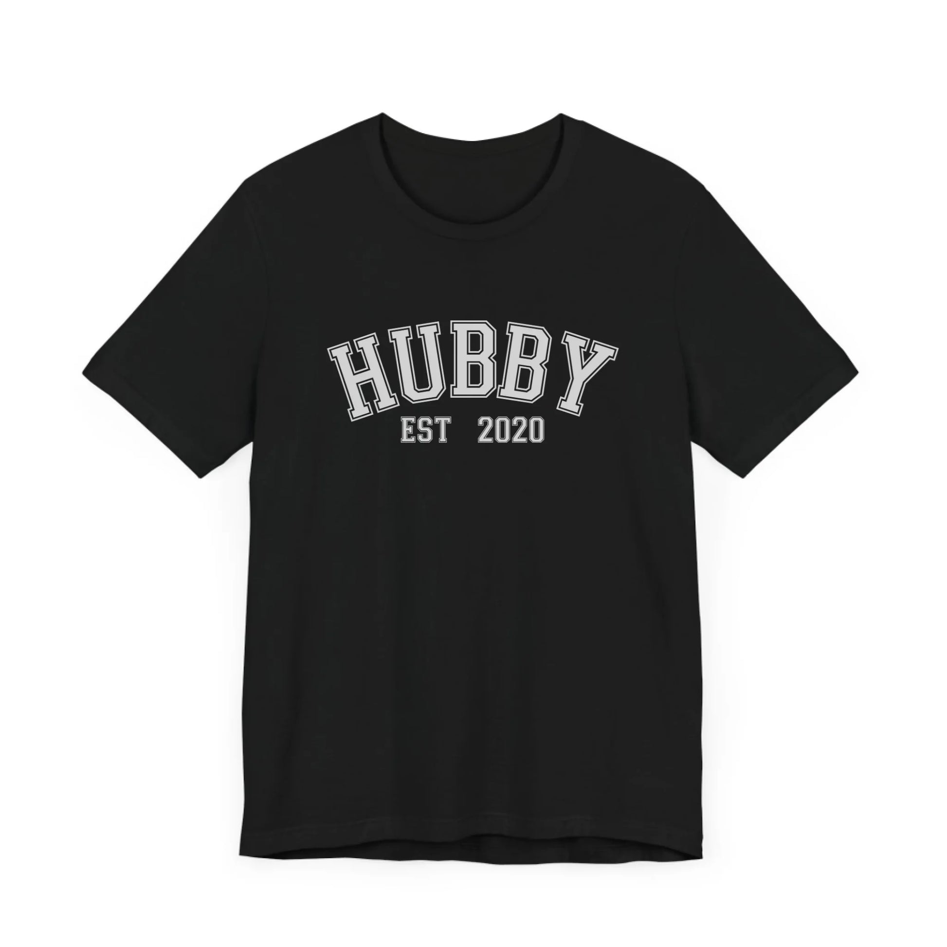 mamagibt Personalisierbarer Partner T-Shirt– Hubby mit Datum