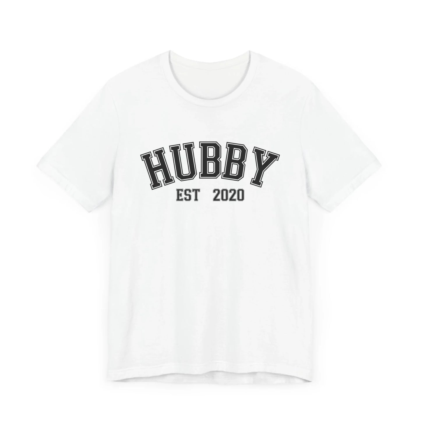 mamagibt Personalisierbarer Partner T-Shirt– Hubby mit Datum