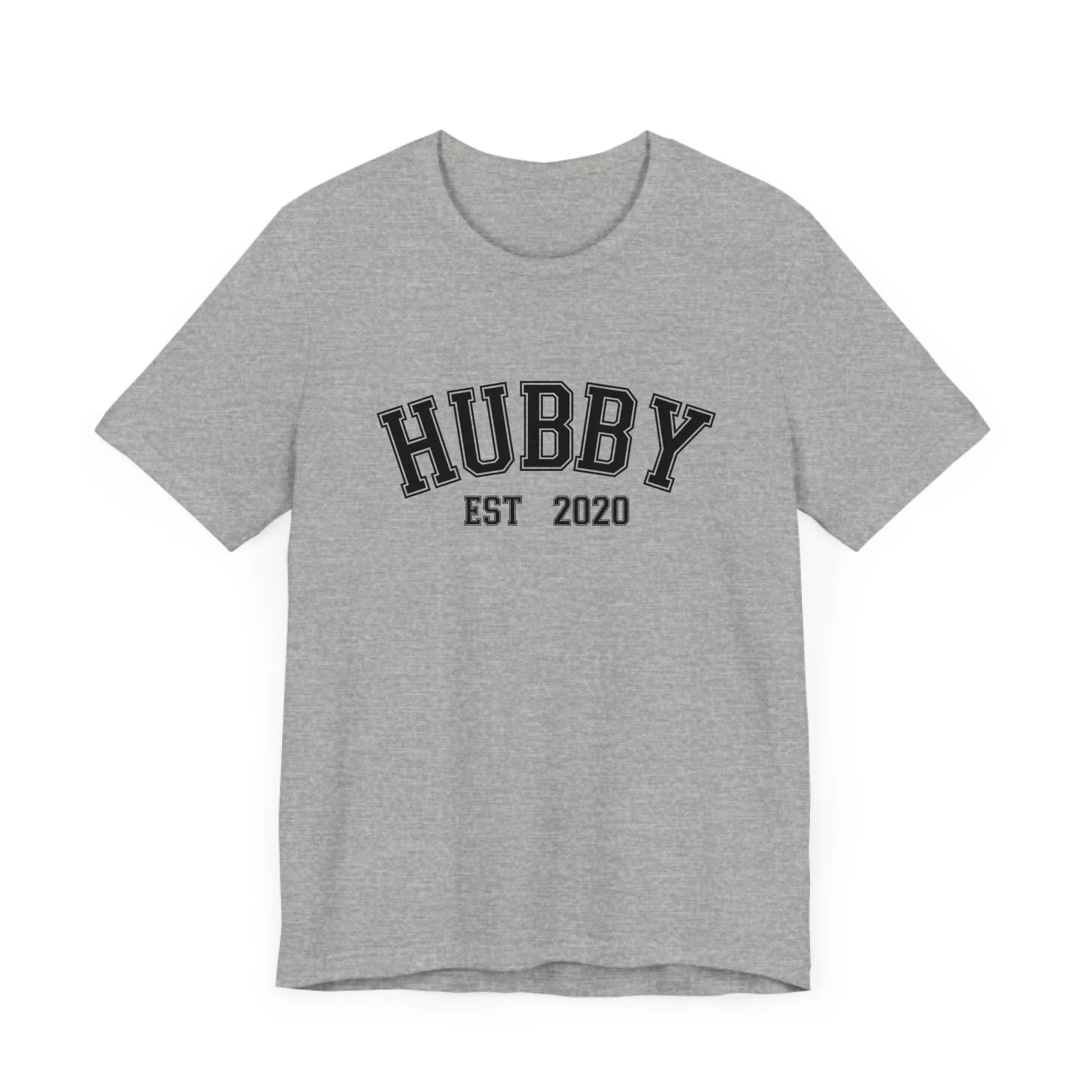 mamagibt Personalisierbarer Partner T-Shirt– Hubby mit Datum