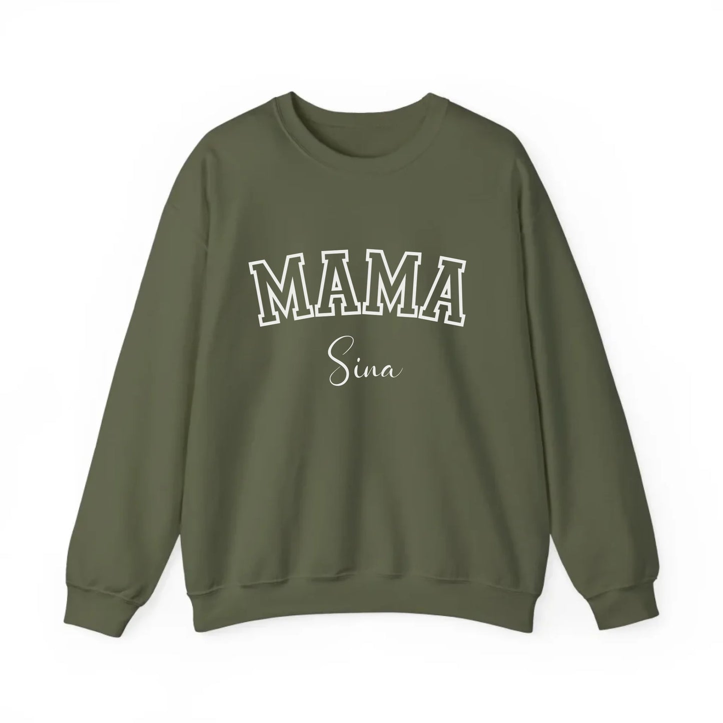 Printify Personalisierbares Mama Sweatshirt "Sport mit Namen"