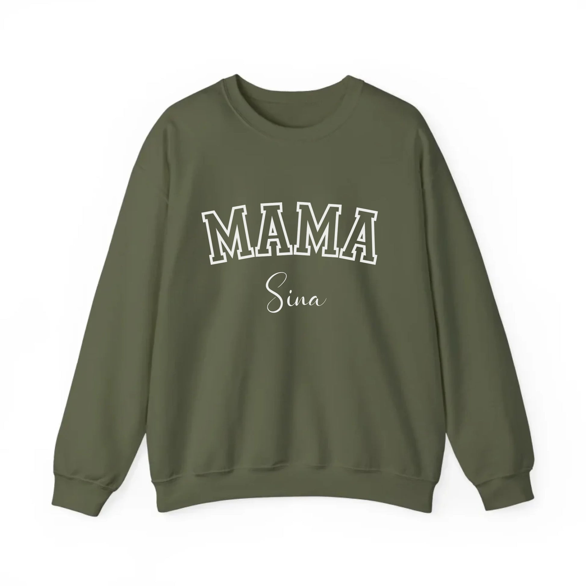 Printify Personalisierbares Mama Sweatshirt "Sport mit Namen"