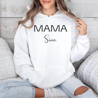 Printify Personalisierter Hoodie Mama mit Kindernamen Hoodie Mama Design 11