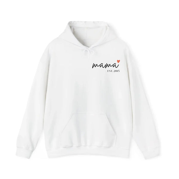 Hoodie Mama personalisierbar mit Datum