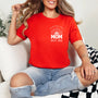 mamagibt Mama T-Shirt Sonnenblume mit Datum Mama T-Shirt Sonnenblume Red