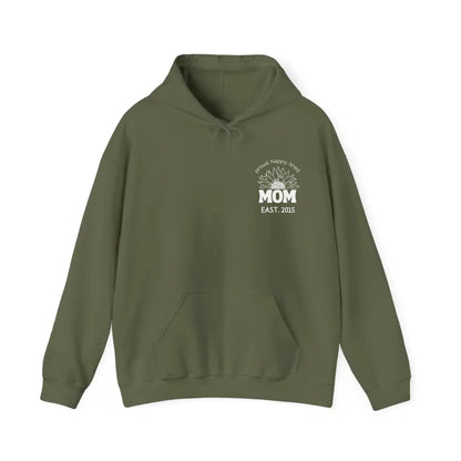 mamagibt Hoodie Mama Sonnenblume mit Datum