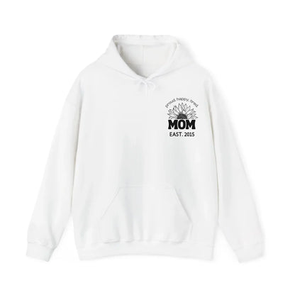 mamagibt Hoodie Mama Sonnenblume mit Datum