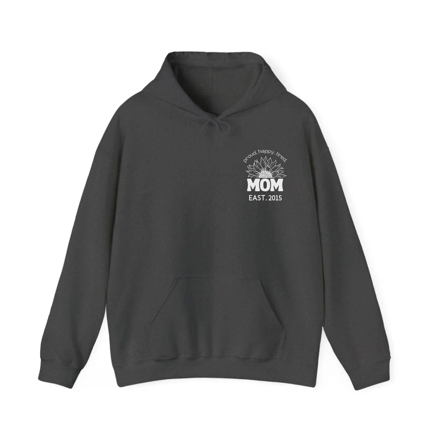 mamagibt Hoodie Mama Sonnenblume mit Datum