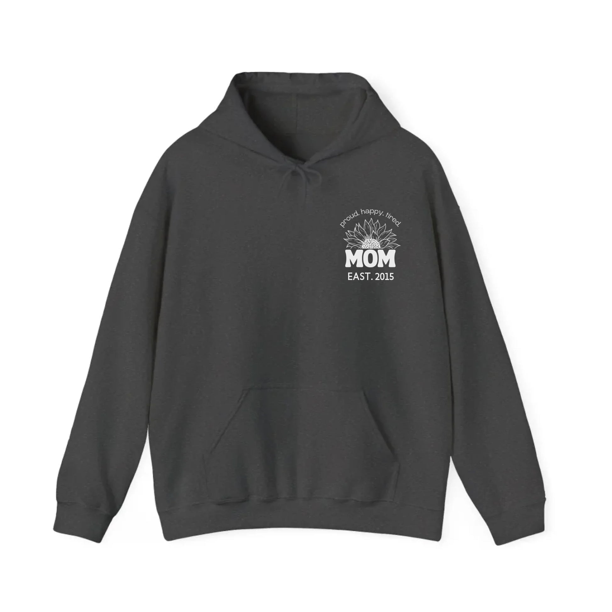 mamagibt Hoodie Mama Sonnenblume mit Datum