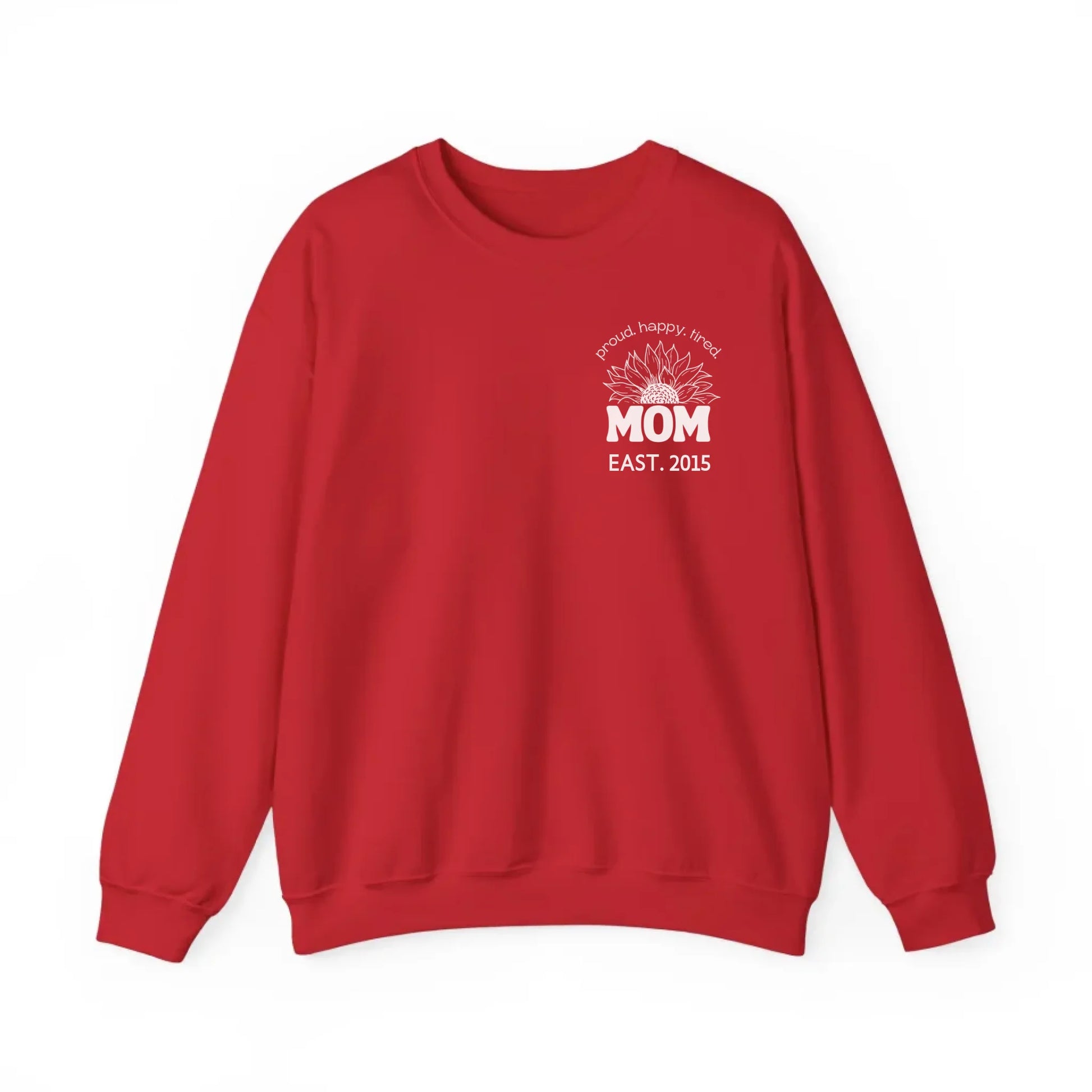 mamagibt Sweatshirt Mama Sonnenblume mit Datum