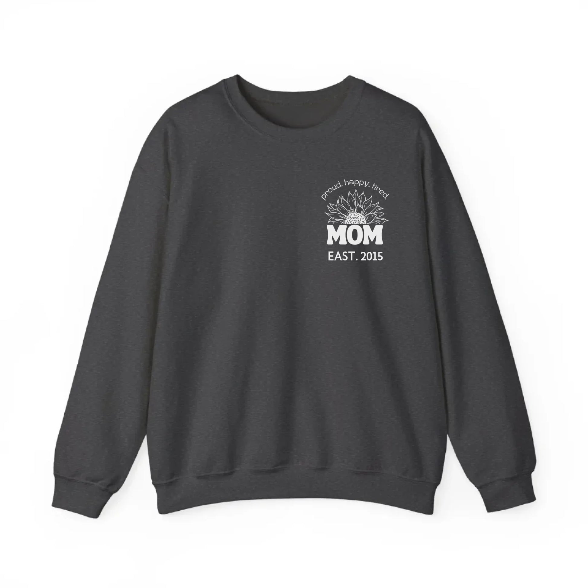mamagibt Sweatshirt Mama Sonnenblume mit Datum