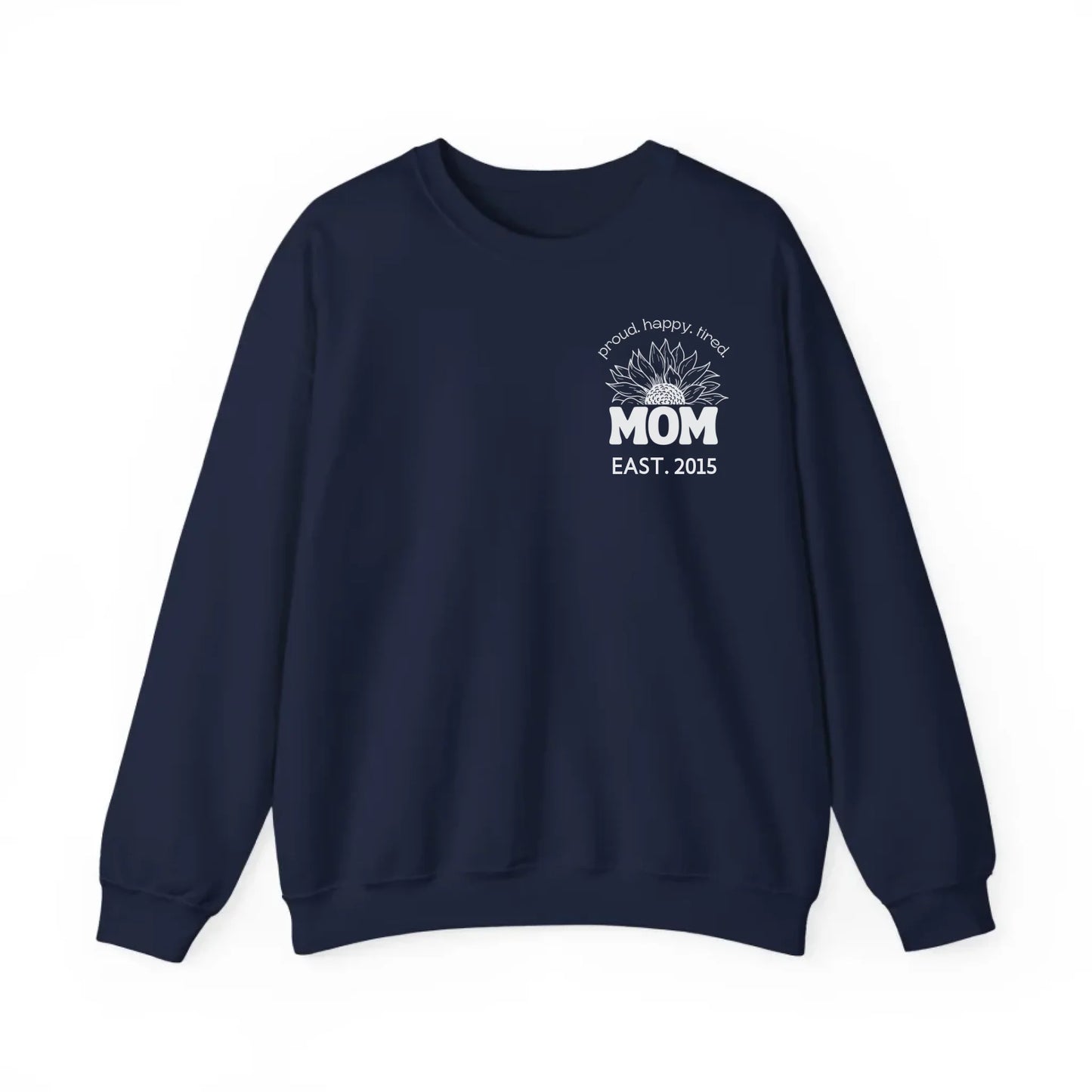 mamagibt Sweatshirt Mama Sonnenblume mit Datum